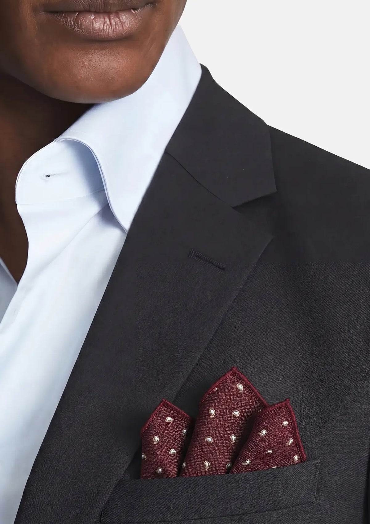 Claret Seed Pocket Square337