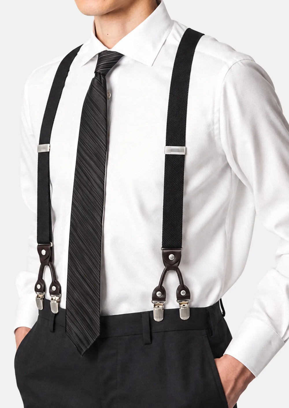 Classic Black Suspenders591