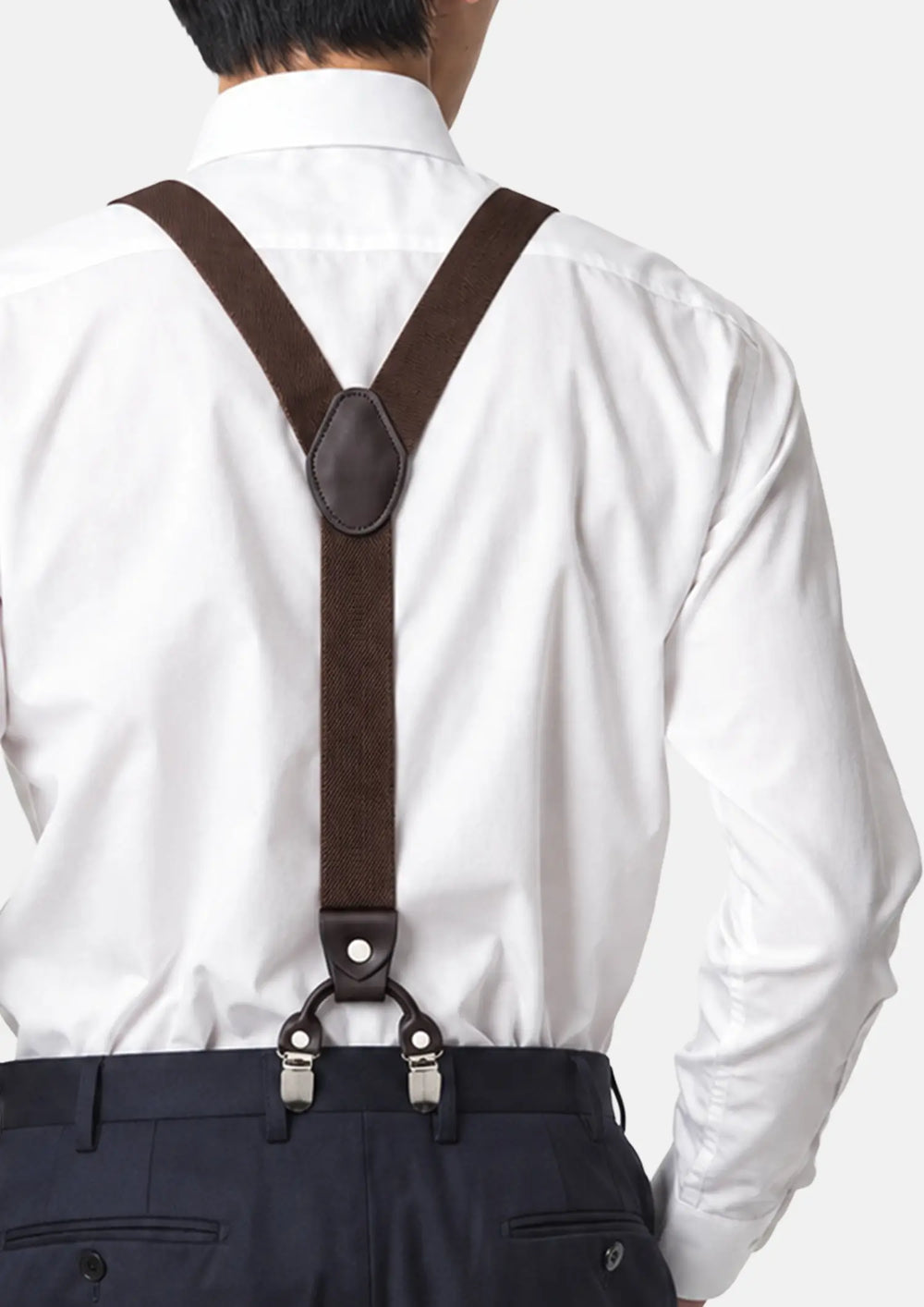 Chocolate Brown Suspenders773