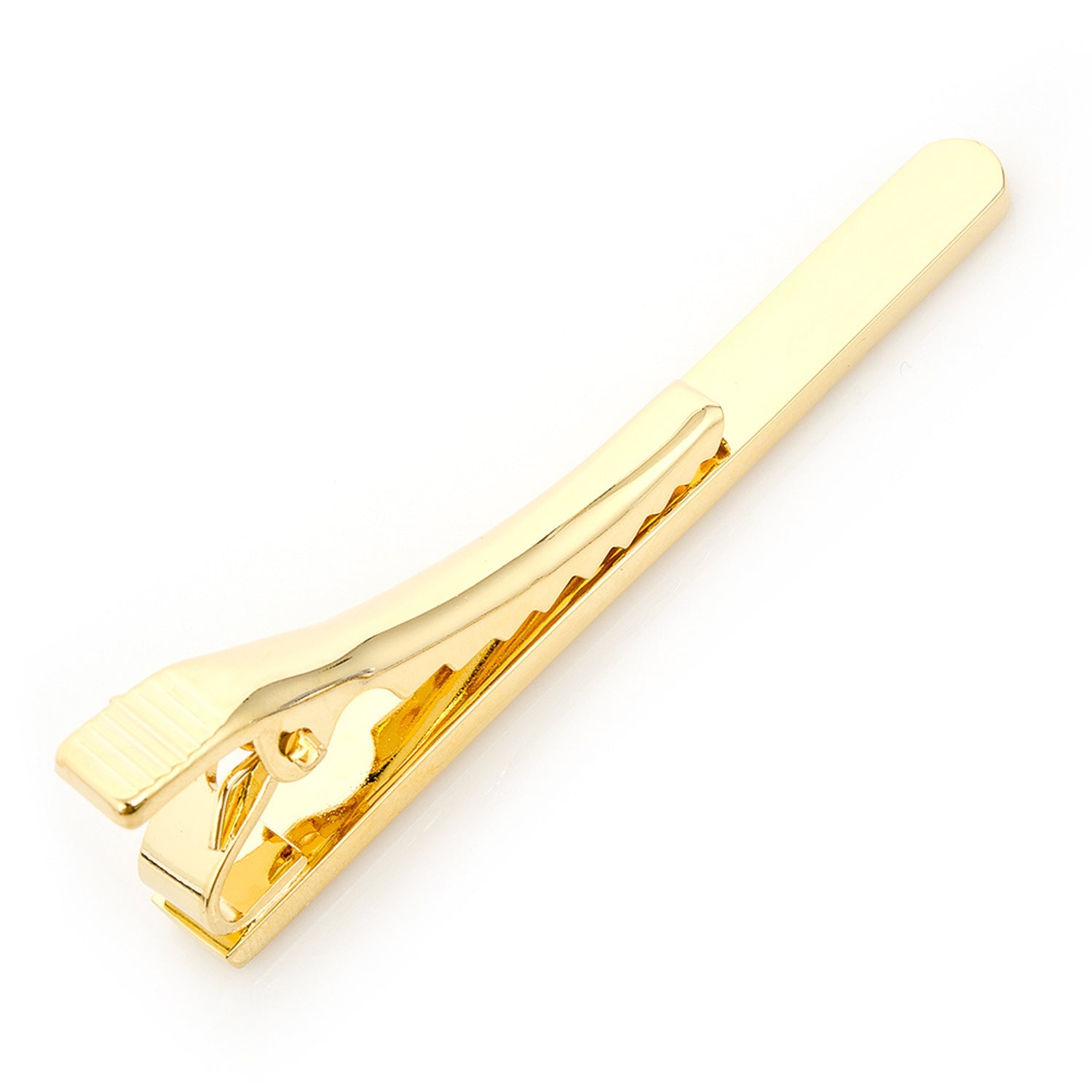 Gold Etched Lines Tie Clip13