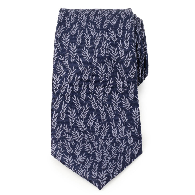 Blue Leaf Men's Tie214