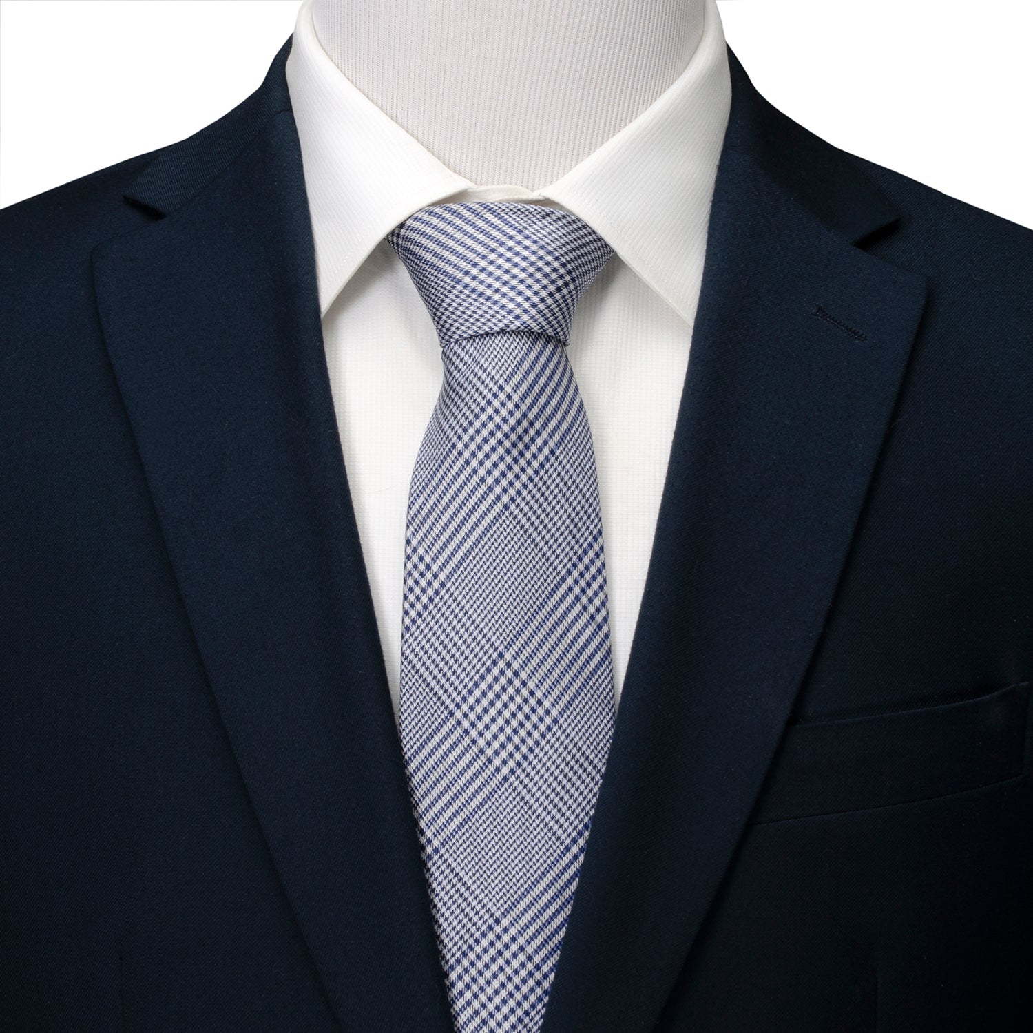 Blue Glen Plaid Silk Tie858