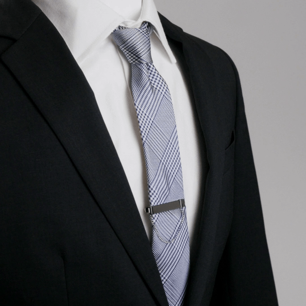 Blue Glen Plaid Silk Tie939