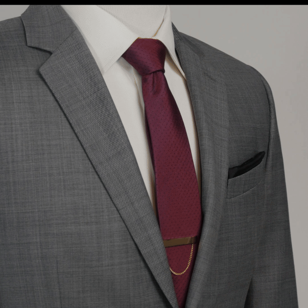 Red Pin Dot Men's Tie409