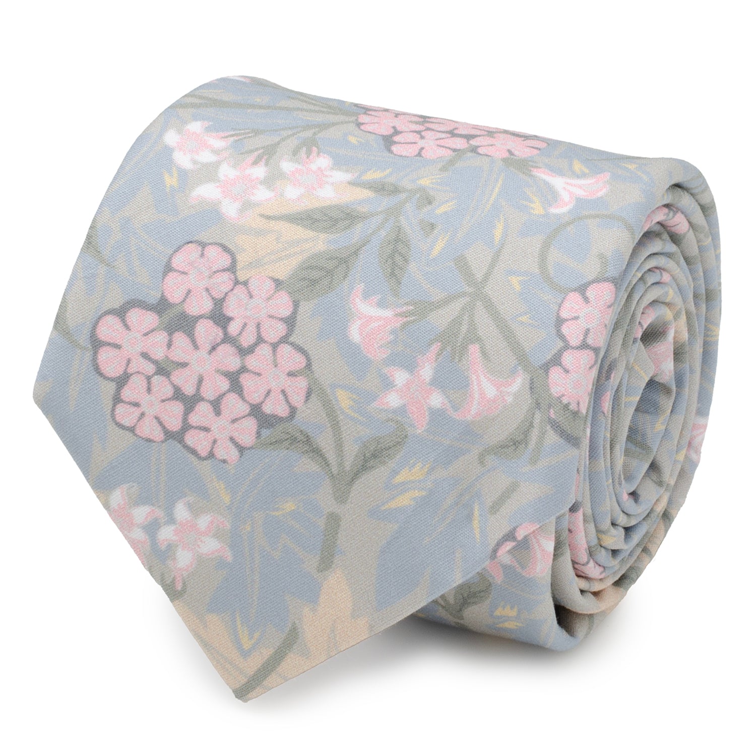 Light Blue Floral Men's Tie590