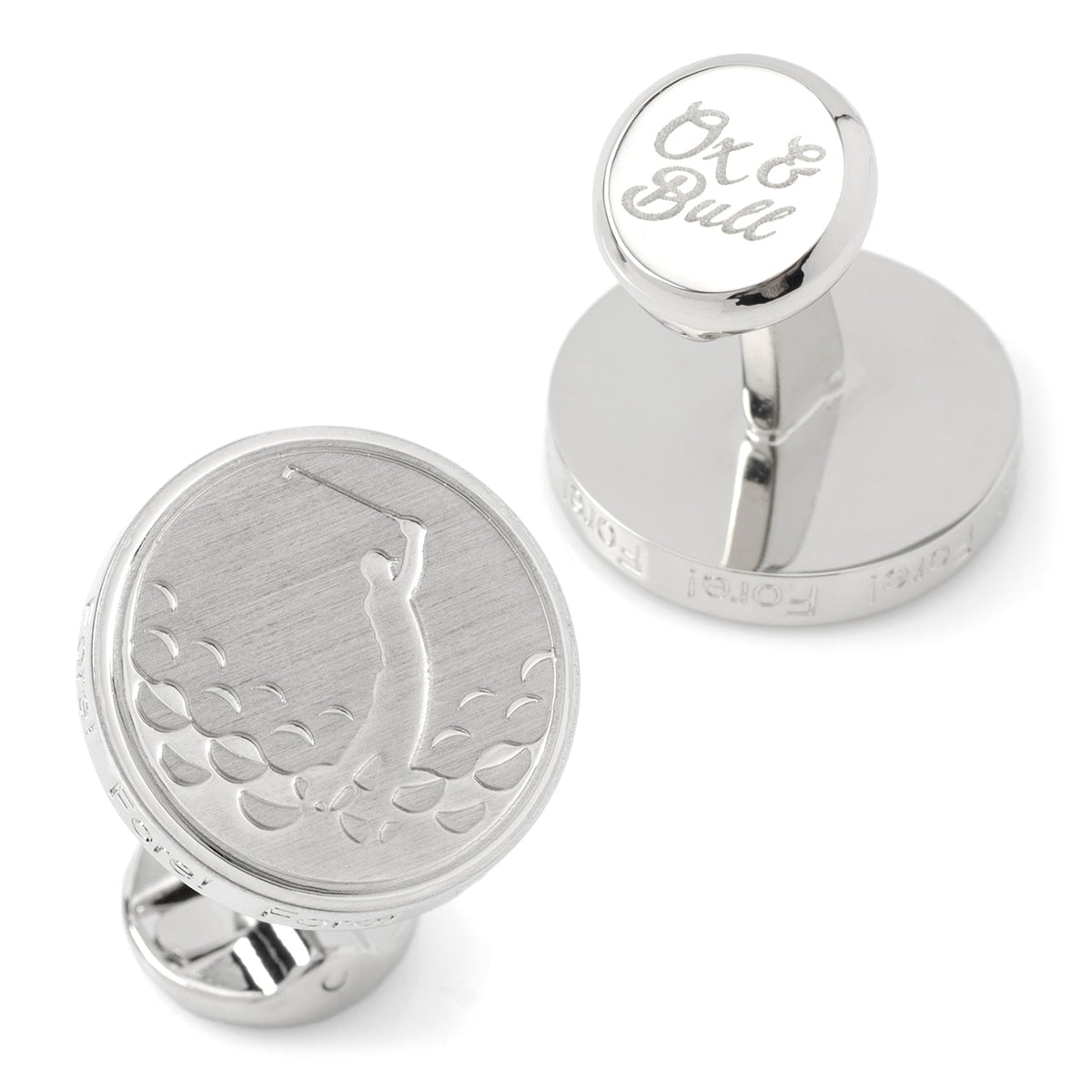 Golf Fore Silver Cufflinks379