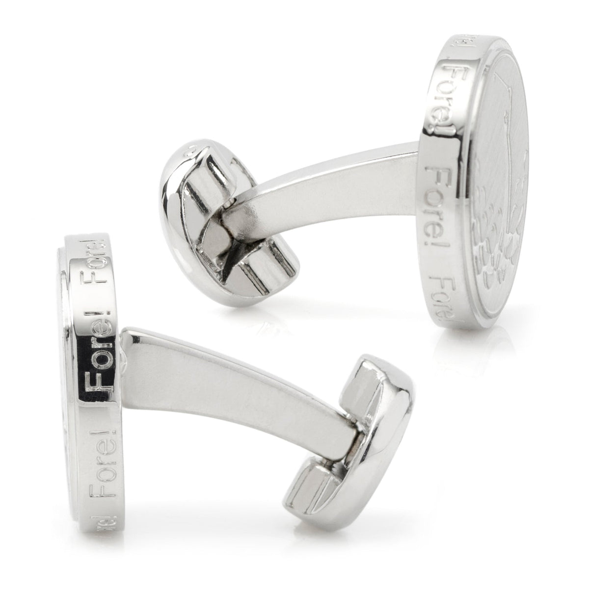 Golf Fore Silver Cufflinks152
