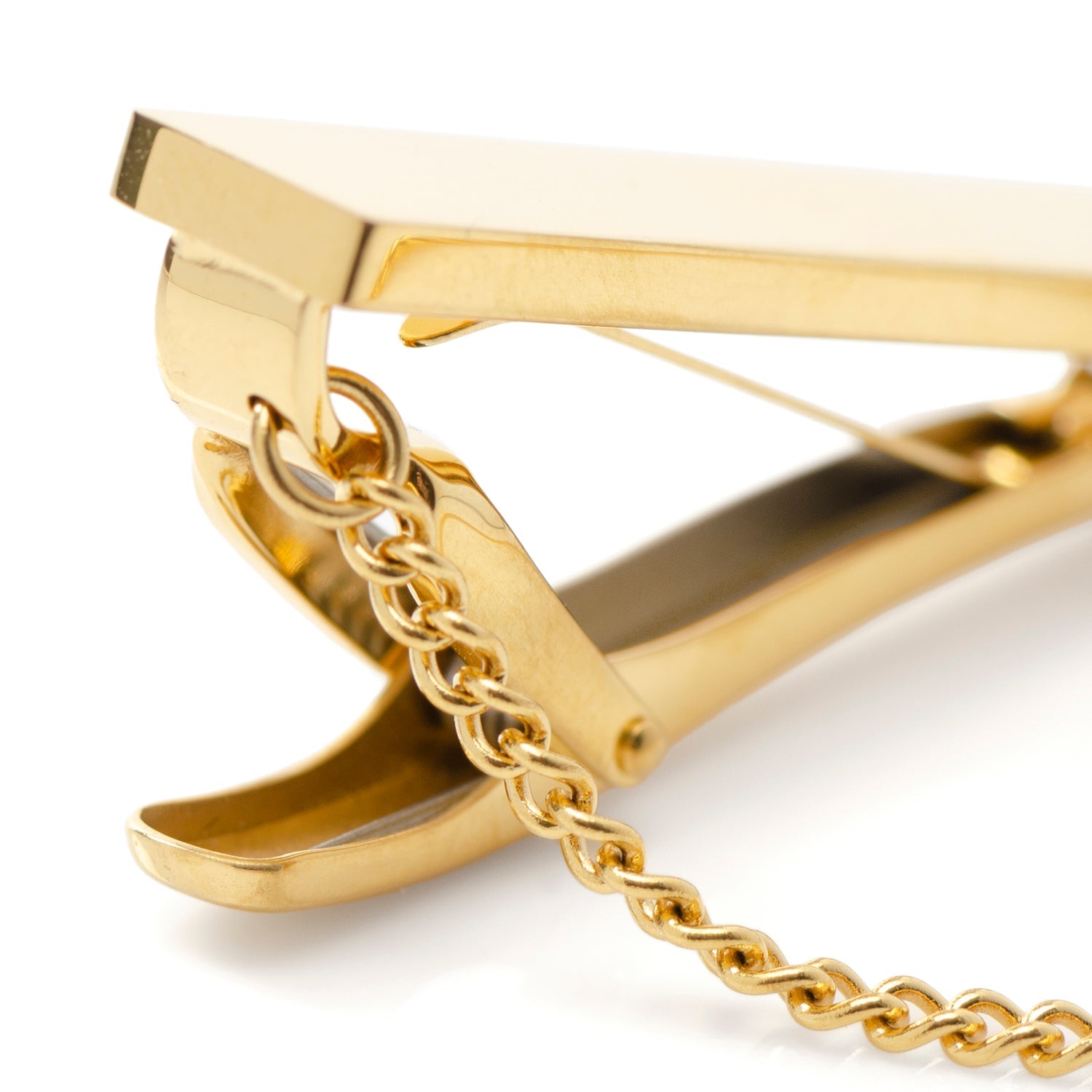Stainless Steel Gold Chain Tie Clip654