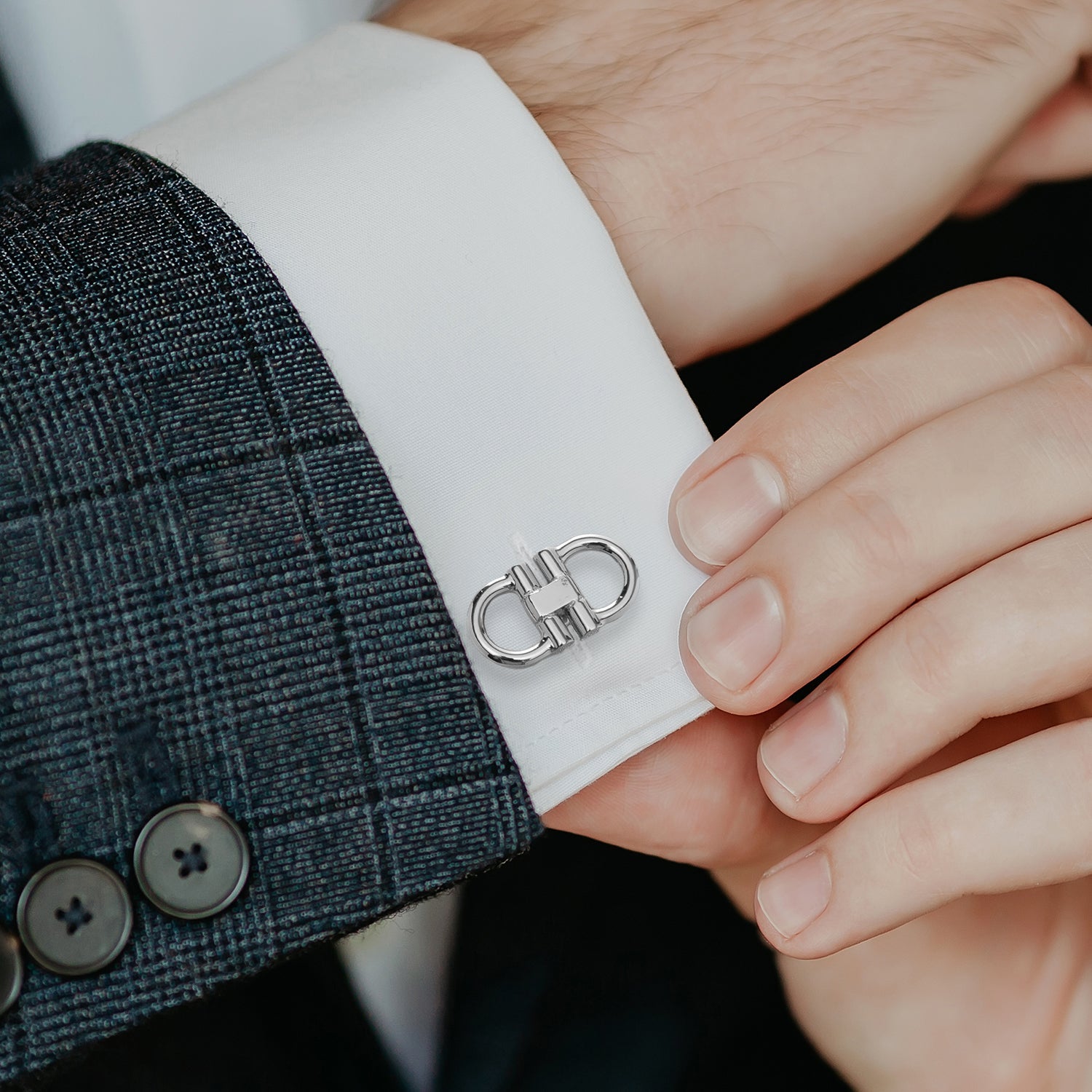 Horse Bit Stainless Steel Cufflinks319