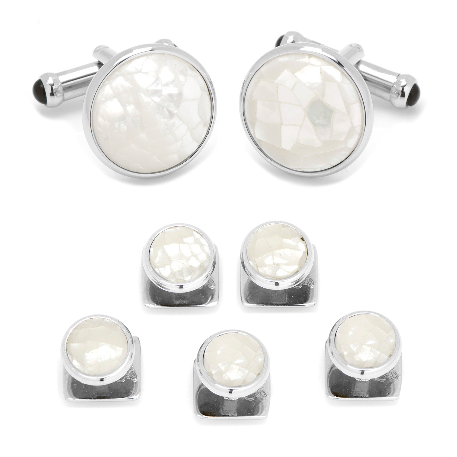 Mosaic Mother of Pearl 5-Stud Set15