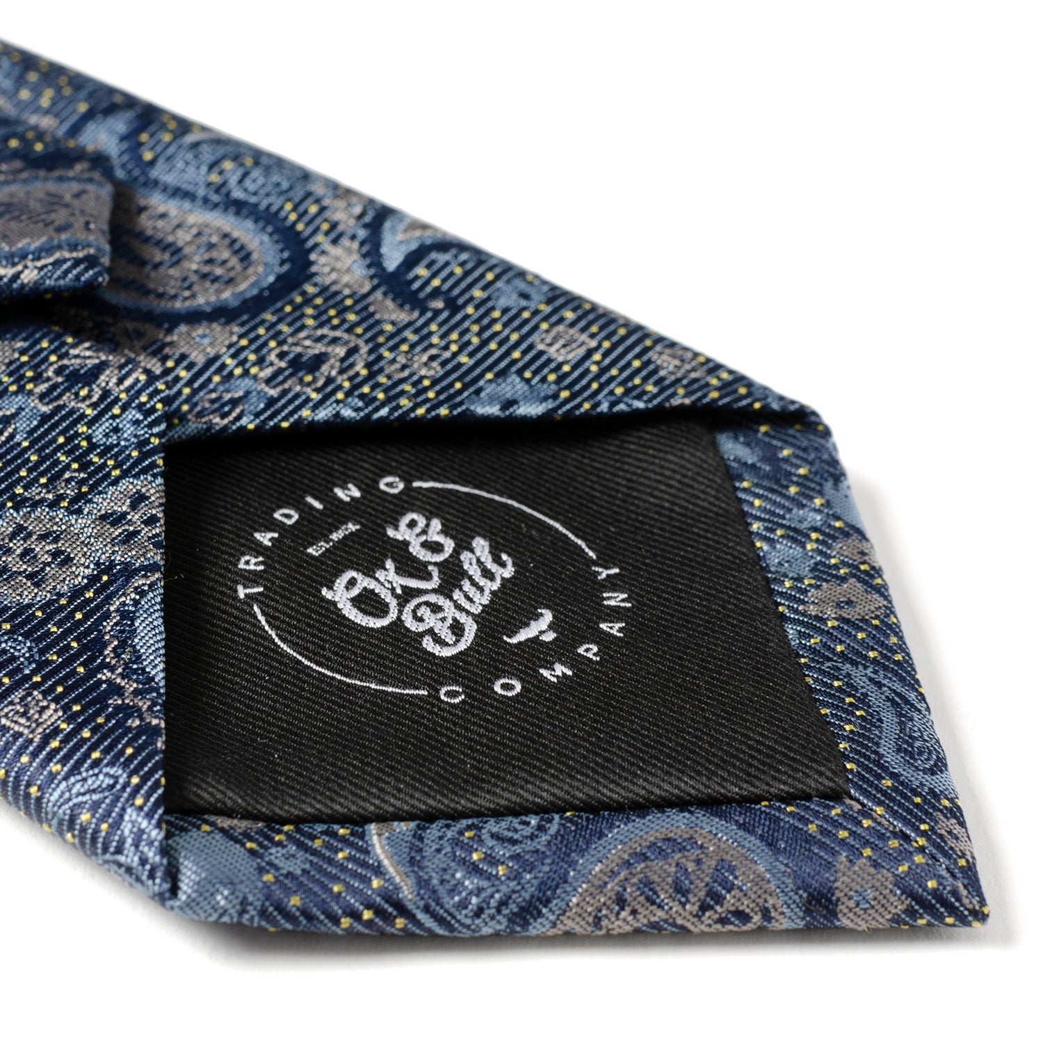 Blue & Gray Paisley Men's Tie467