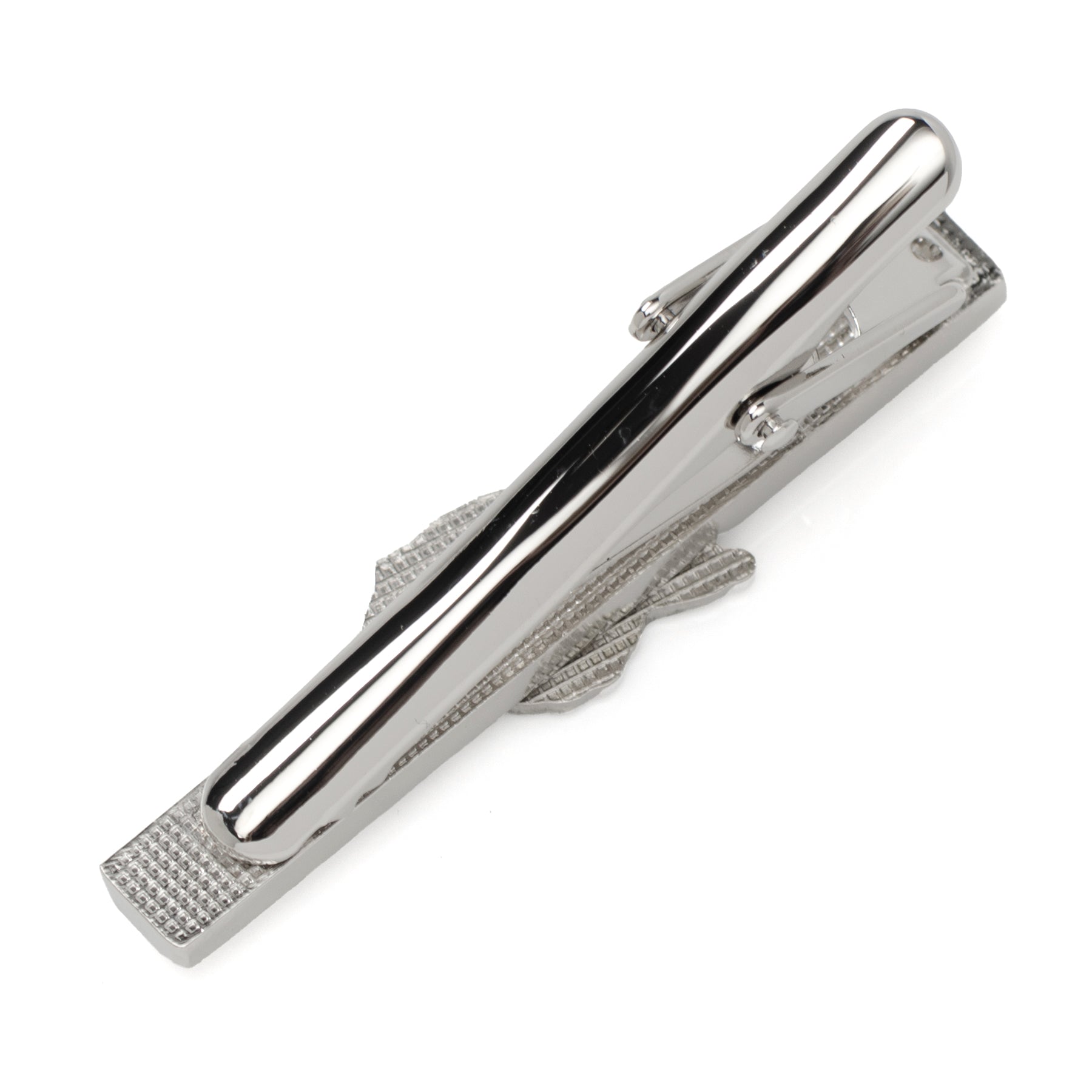 NCAA University of Arkansas Razorbacks Tie Clip — on a shirt cuff507