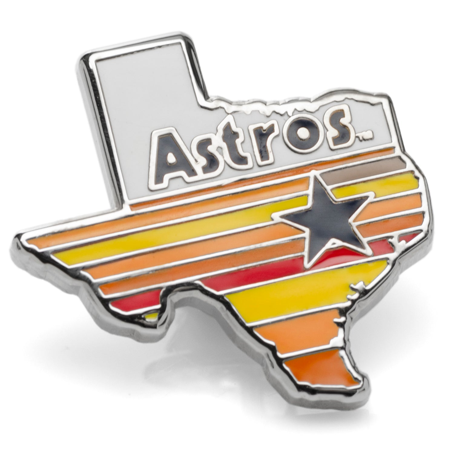 MLB Houston Astros Tequila Sunrise Lapel Pin21