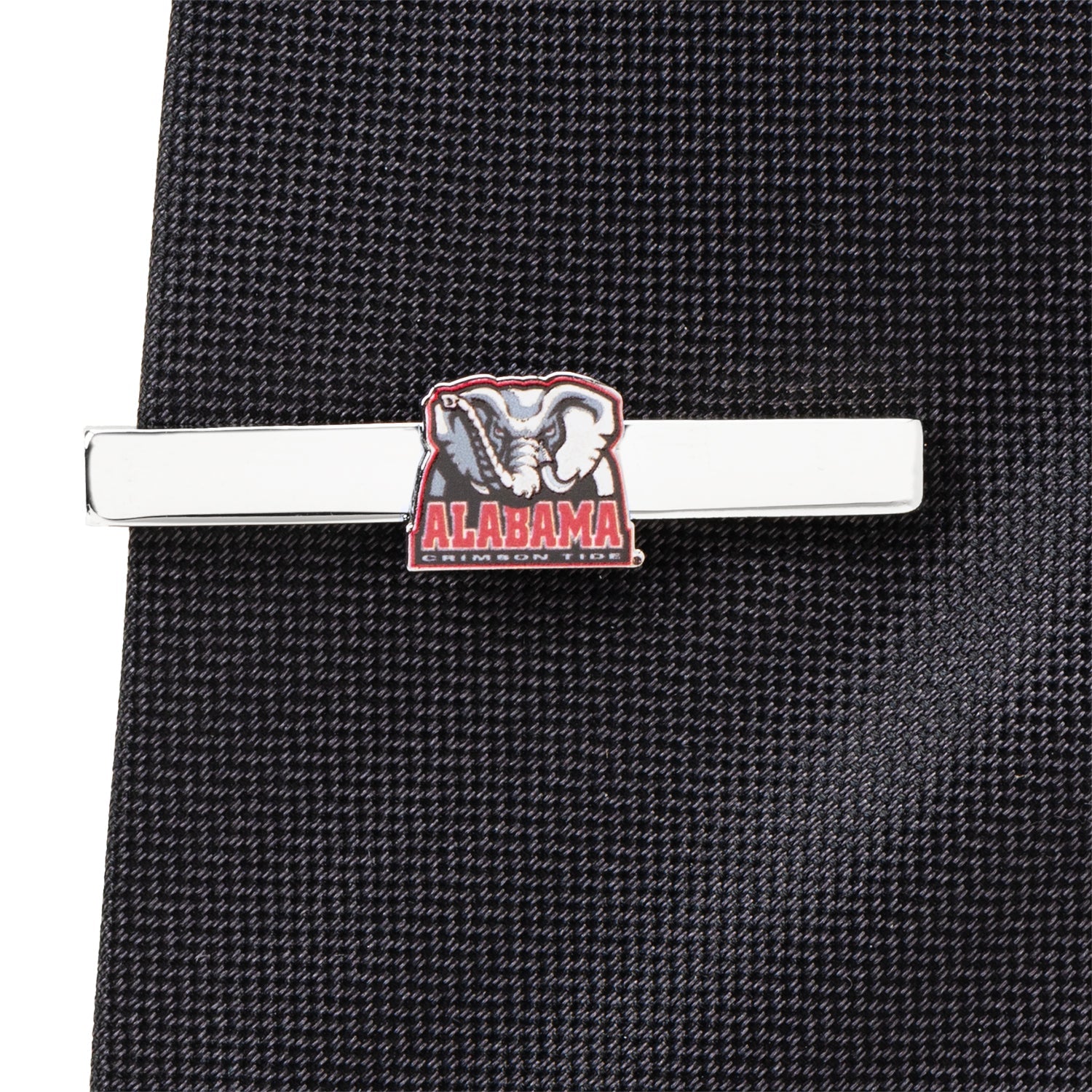 NCAA Alabama University Elephant Mascot Tie Clip — close-up detail641