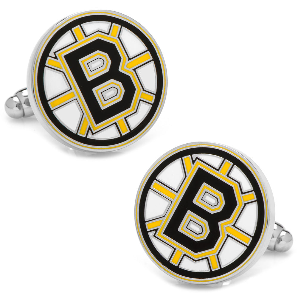 NHL Boston Bruins Cufflinks & Tie Clip Gift Set — view 6199