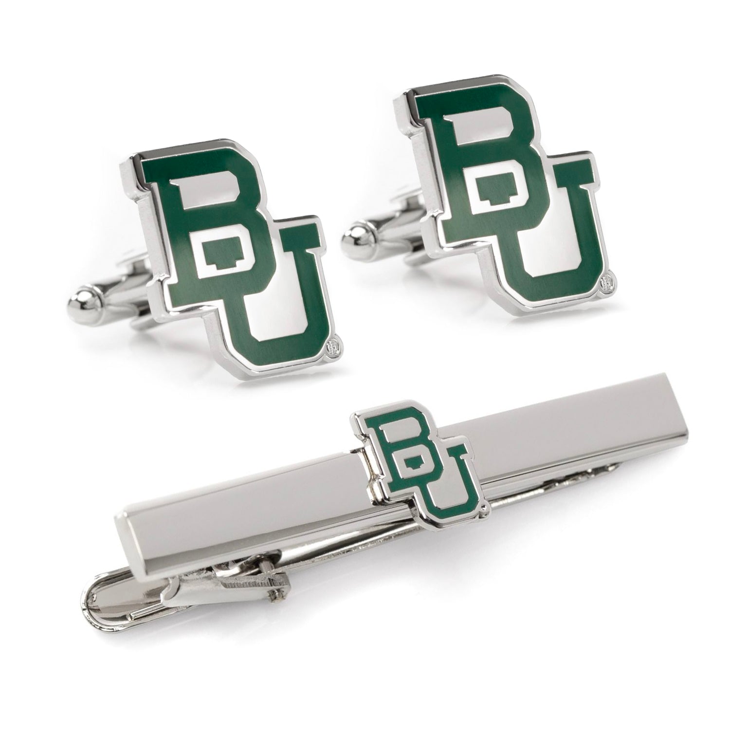 NCAA Baylor Bears Cufflinks &amp; Tie Clip Gift Set529