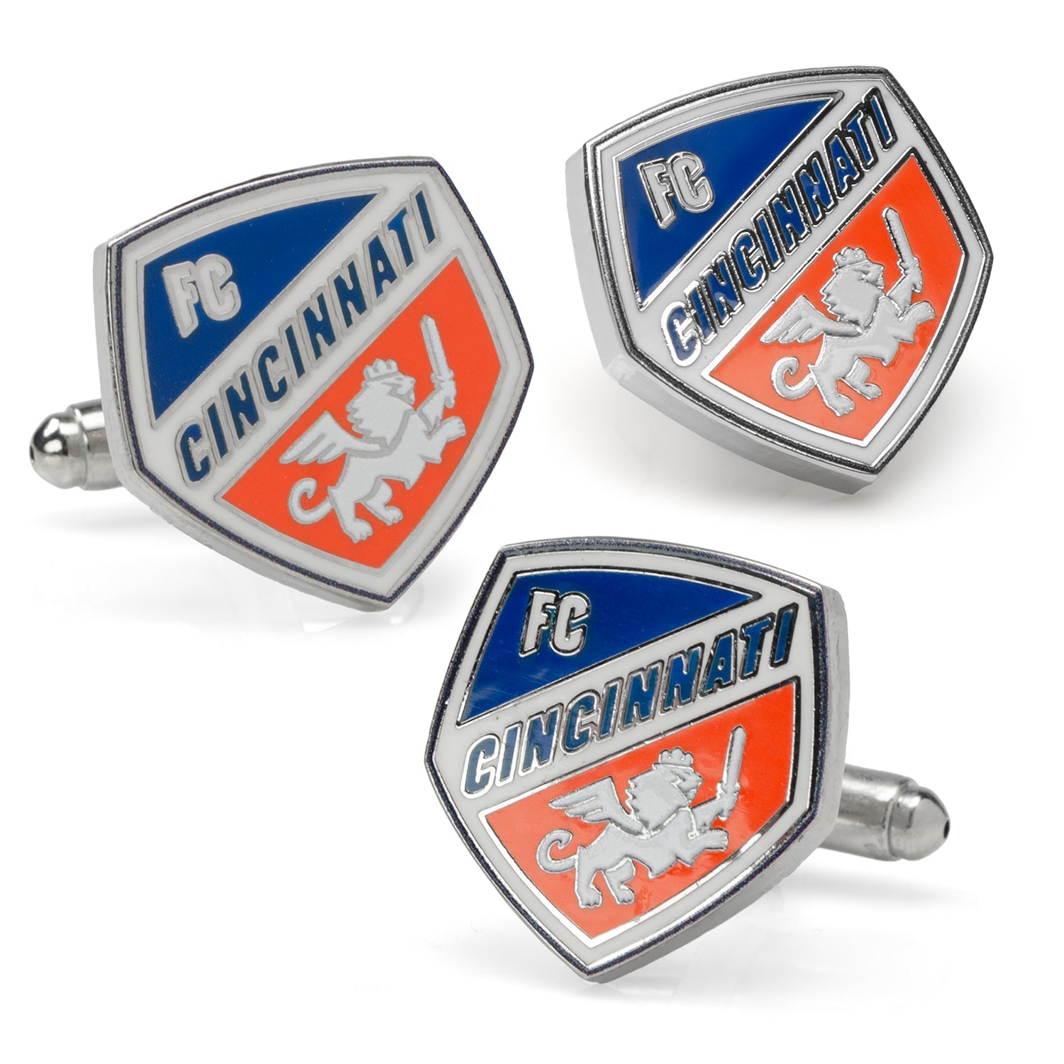 MLS FC Cincinnati Cufflinks and Lapel Pin Gift Set328