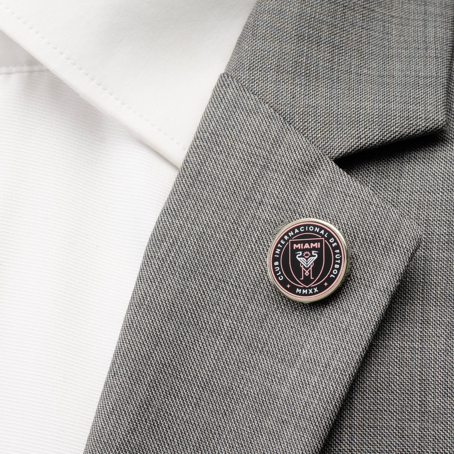 MLS Inter Miami Cufflinks and Lapel Pin Gift Set438
