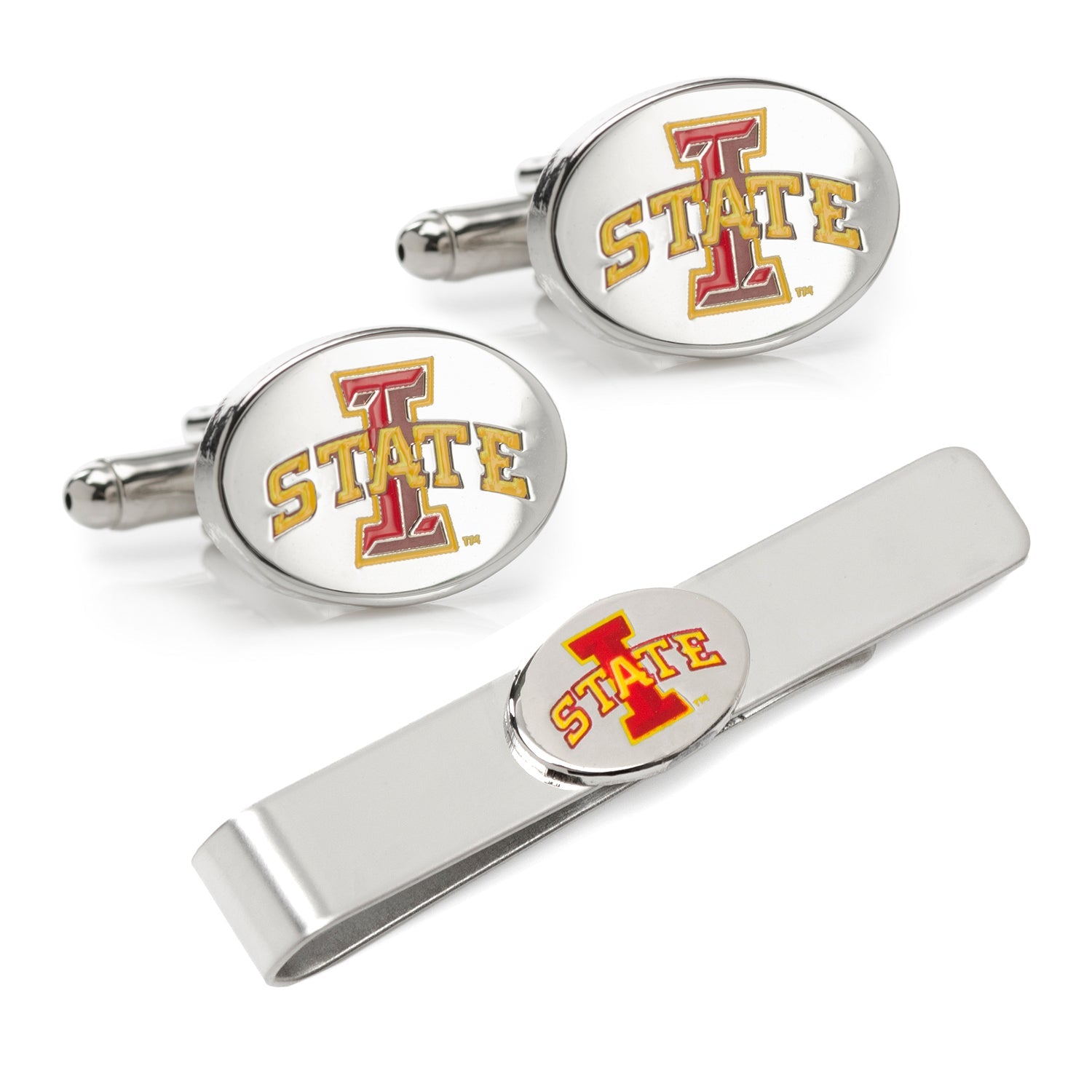 NCAA Iowa State Cyclones Cufflinks and Tie Bar Gift Set574
