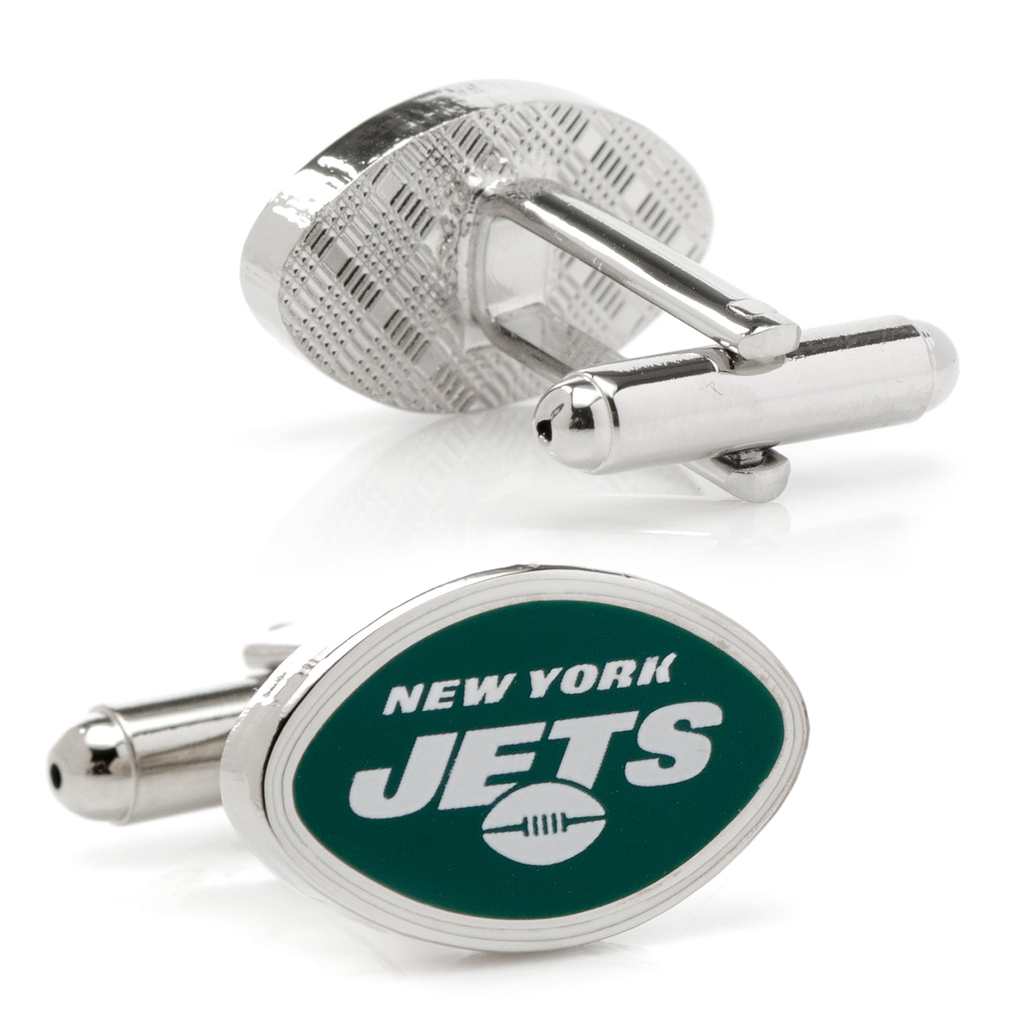 NFL New York Jets Cufflinks — close-up detail564