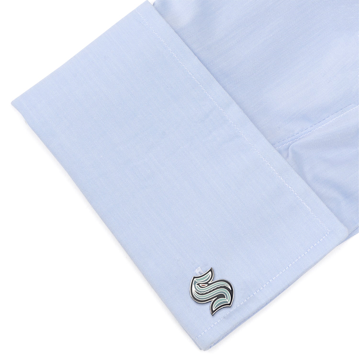 NHL Seattle Kraken Cufflinks & Tie Clip Gift Set — gift box977
