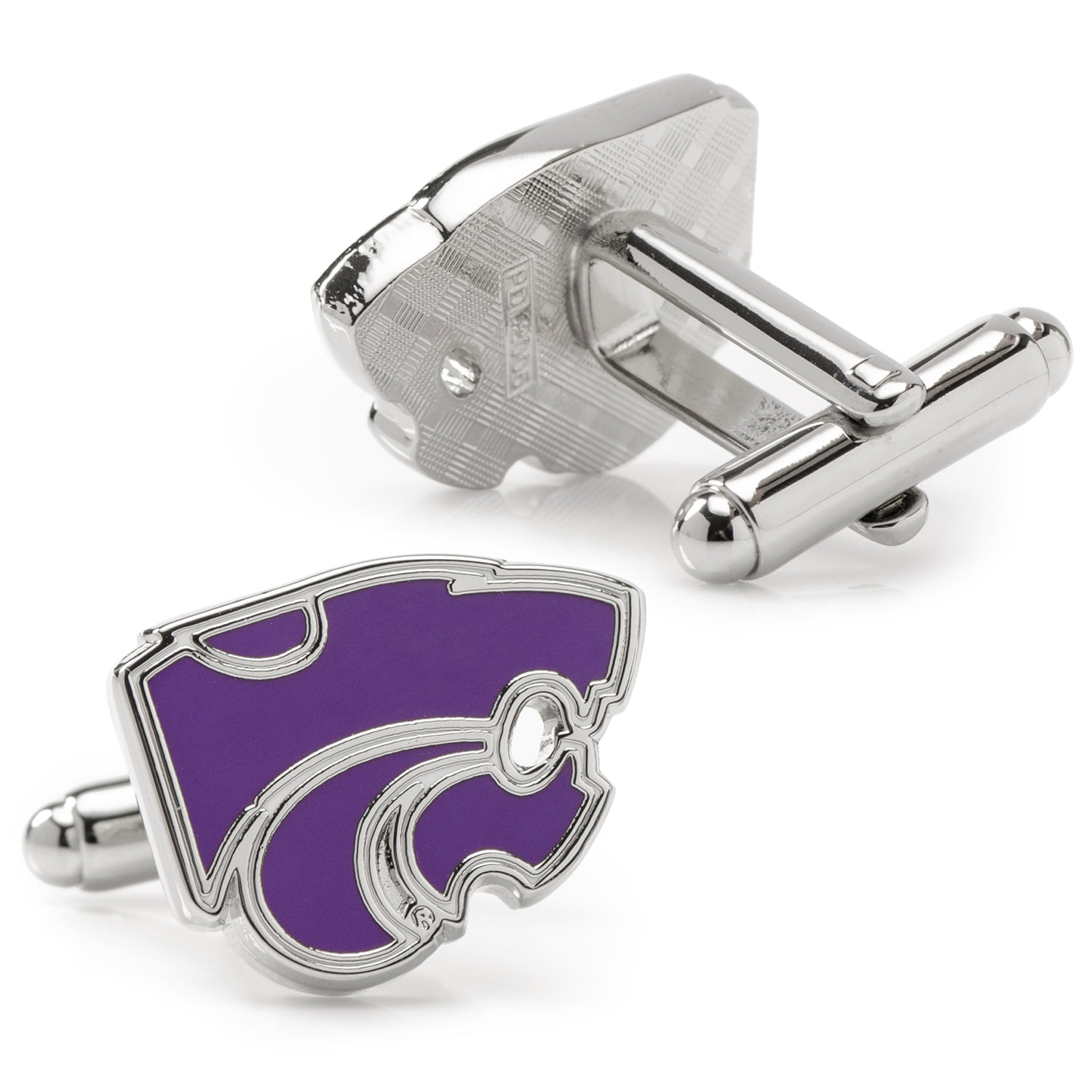 NCAA Kansas State University Wildcats Cufflinks — close-up detail627