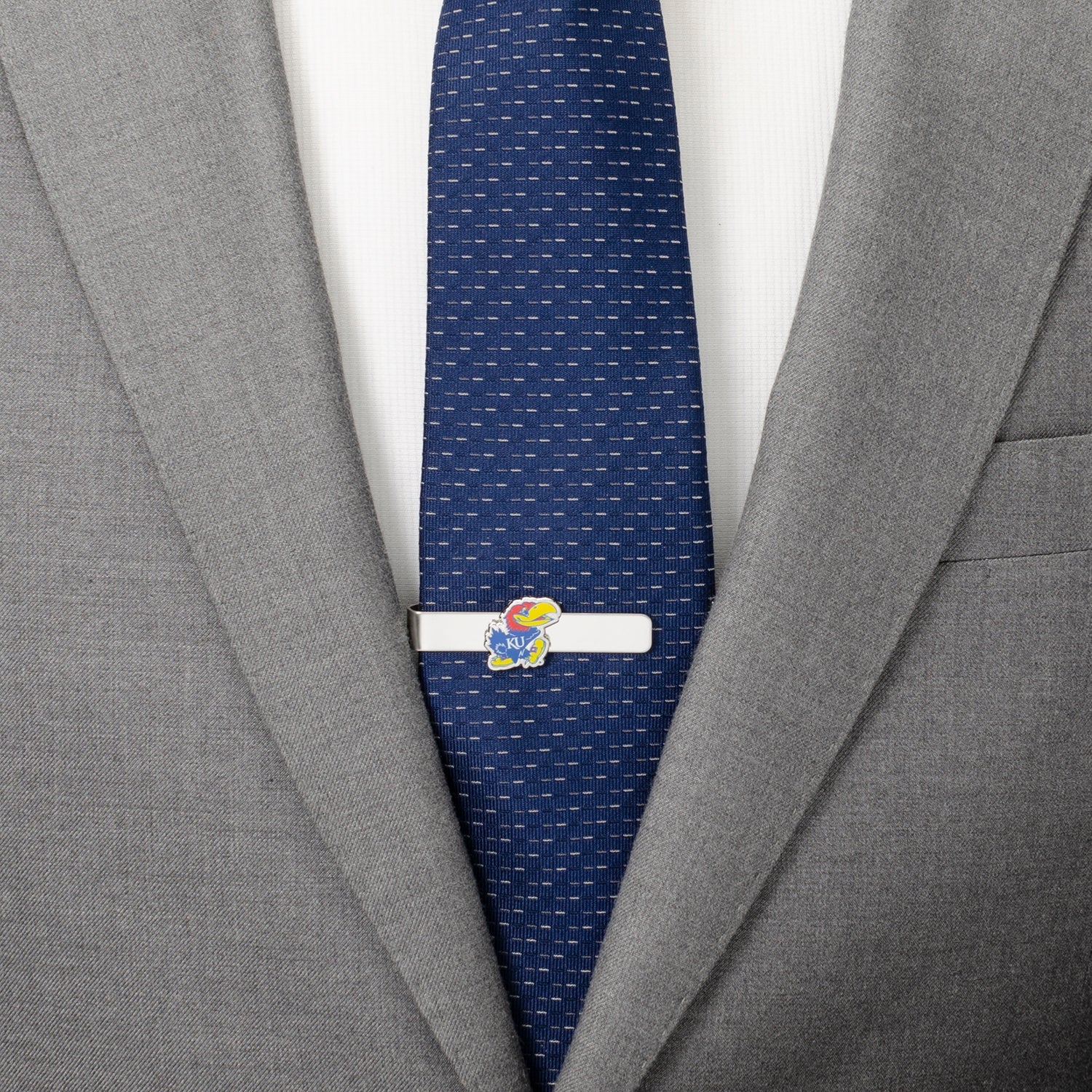 NCAA University of Kansas Jayhawks Tie Bar — close-up detail534