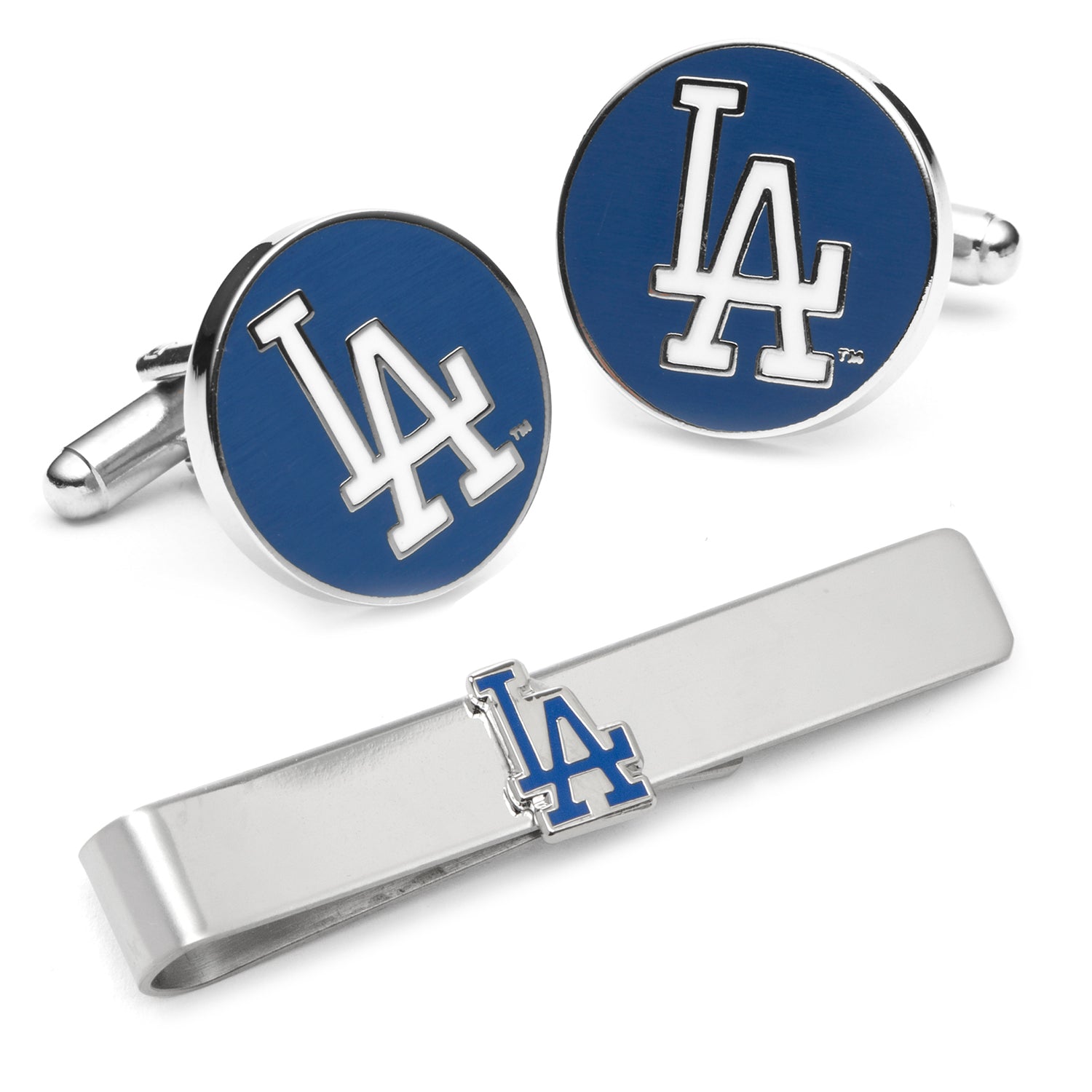 MLB LA Dodgers Cufflinks and Tie Bar Gift Set969