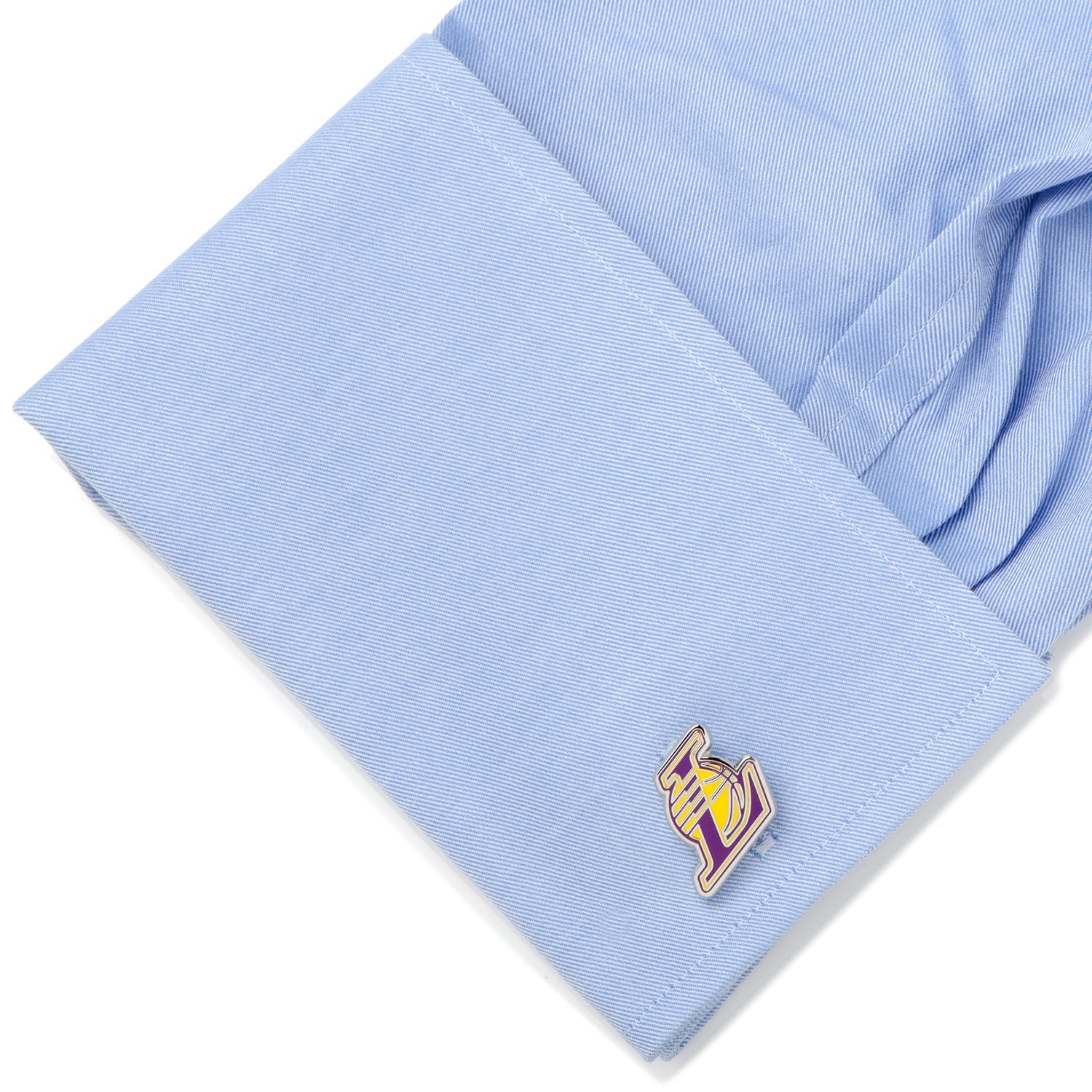 NBA Los Angeles Lakers Cufflinks — on a shirt cuff269