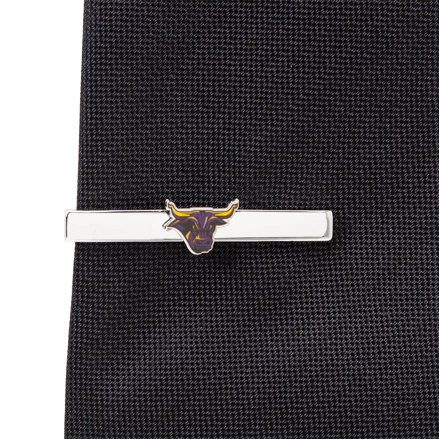 NCAA Mankato State Stomper Mascot Tie Clip — close-up detail468