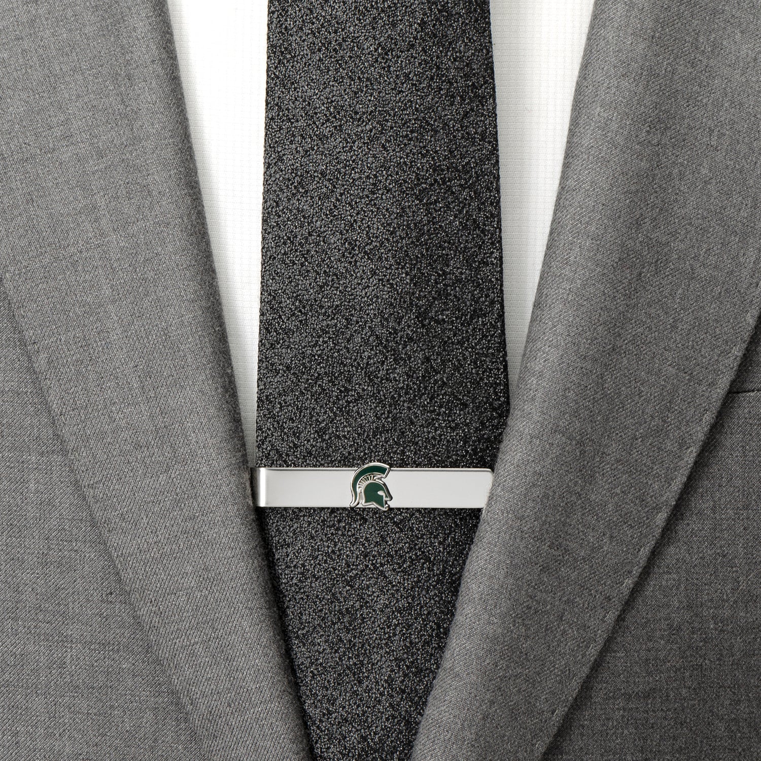 NCAA Michigan State Spartans Tie Bar — close-up detail6