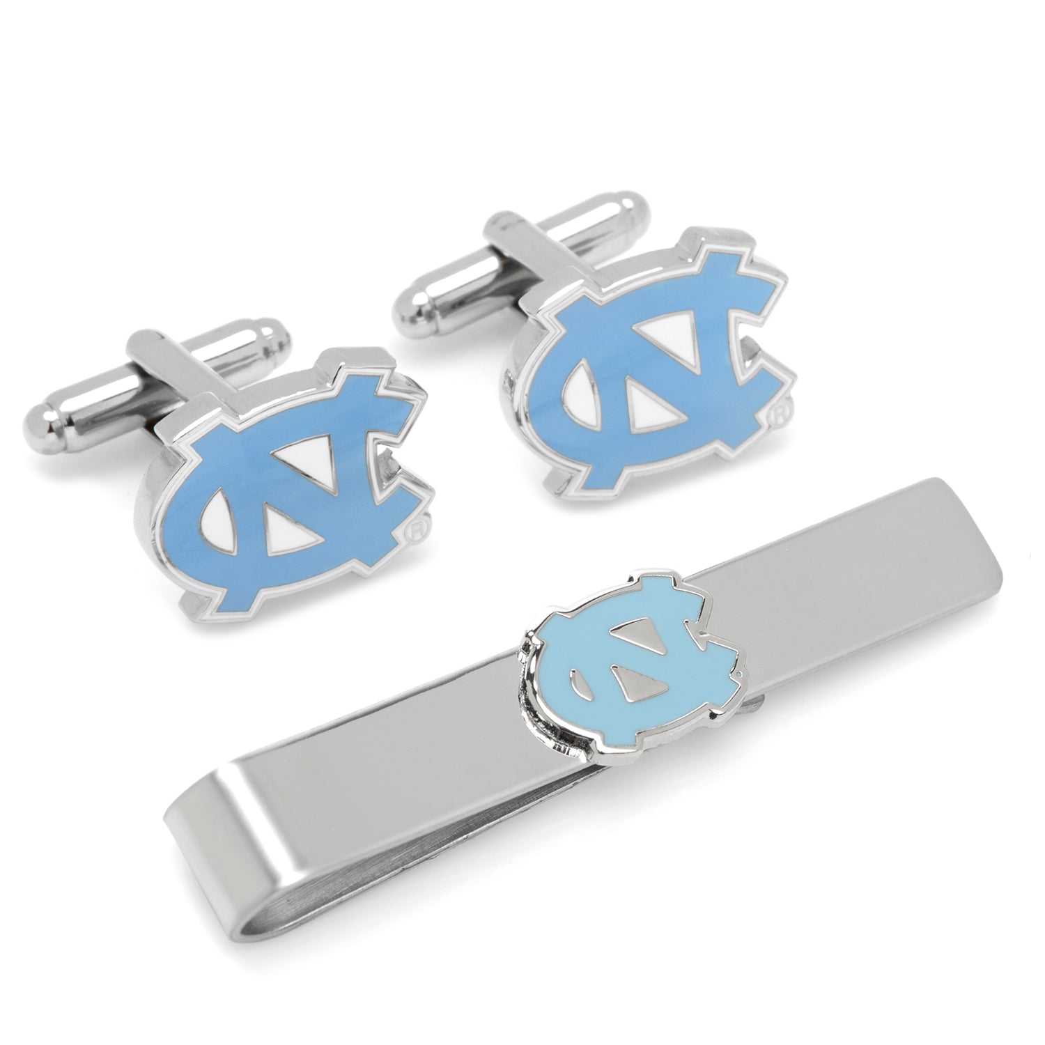 NCAA North Carolina Tar Heels Cufflinks and Tie Bar Gift Set144