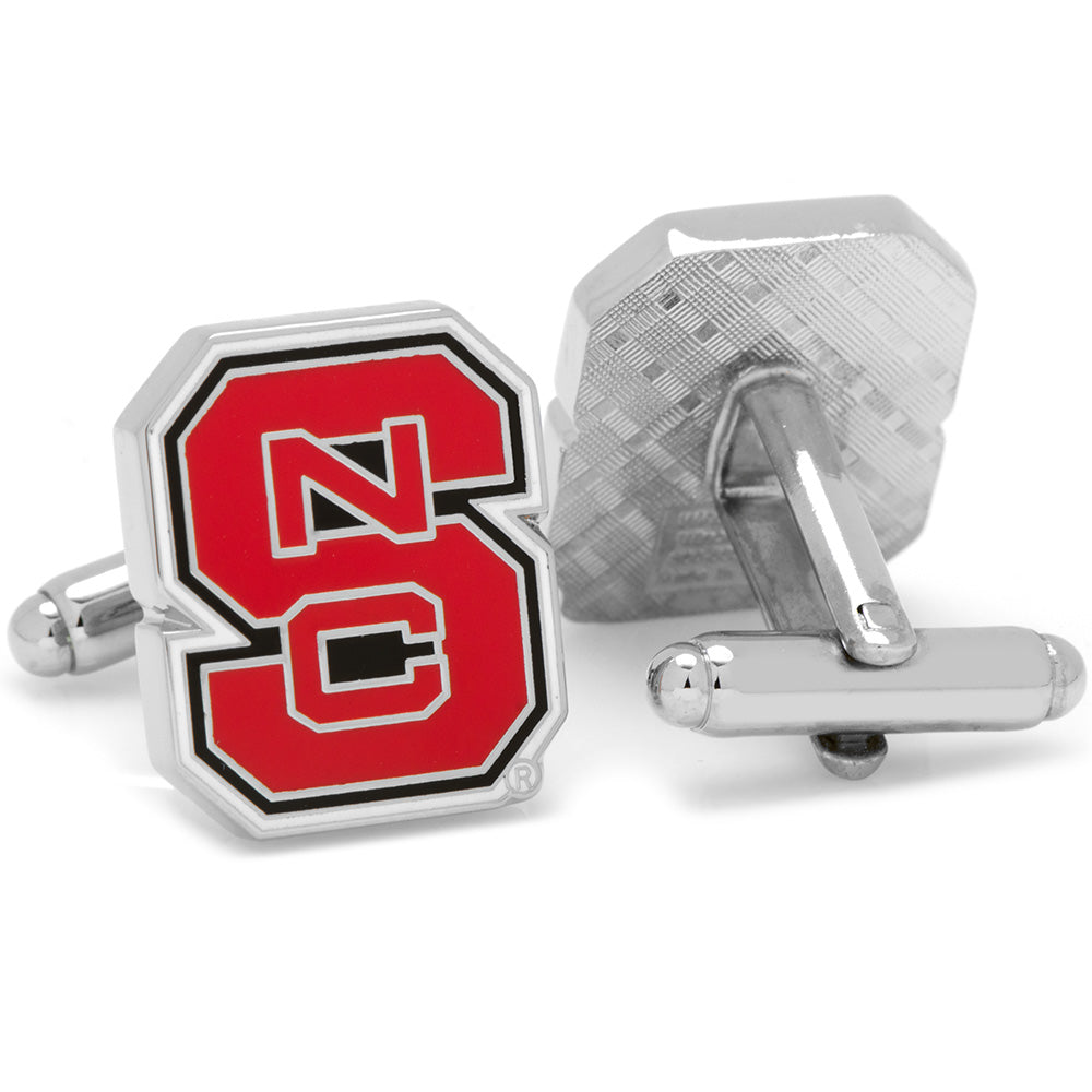 NCAA North Carolina State Wolfpack Cufflinks — close-up detail938