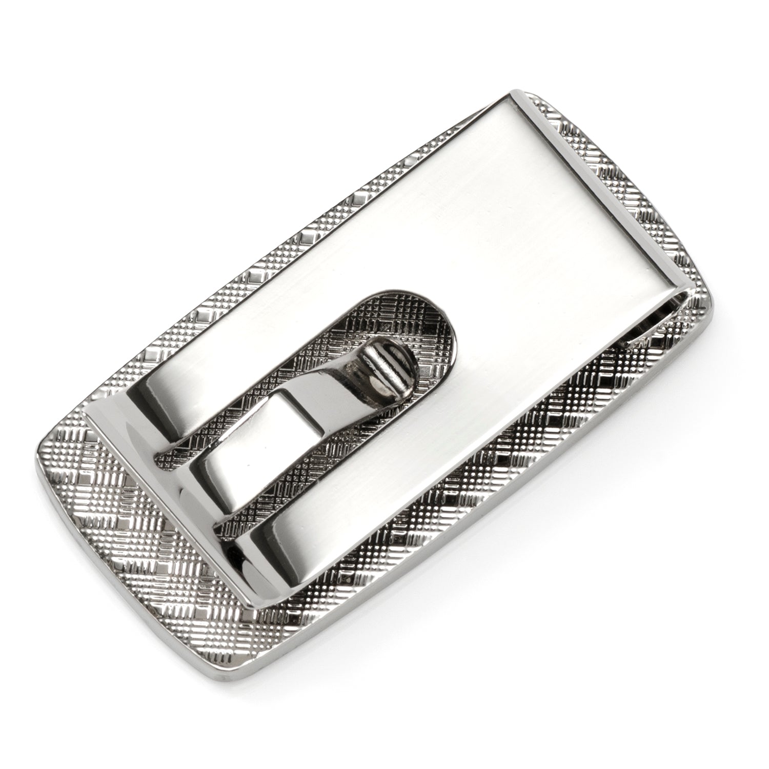 NFL New England Patriots Cushion Money Clip — on a shirt cuff340