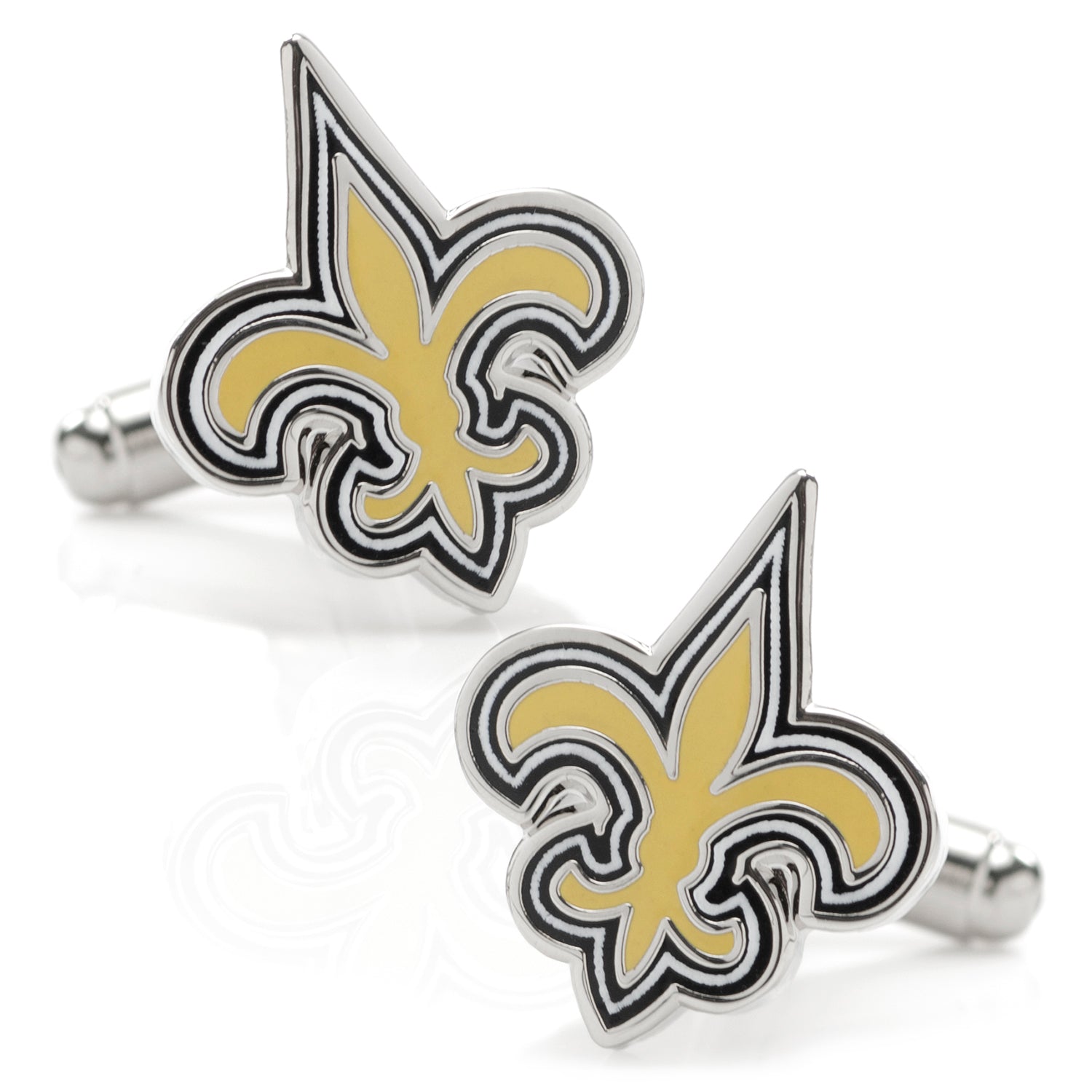 NFL New Orleans Saints Cufflinks and Tie Bar Gift Set — view 6470