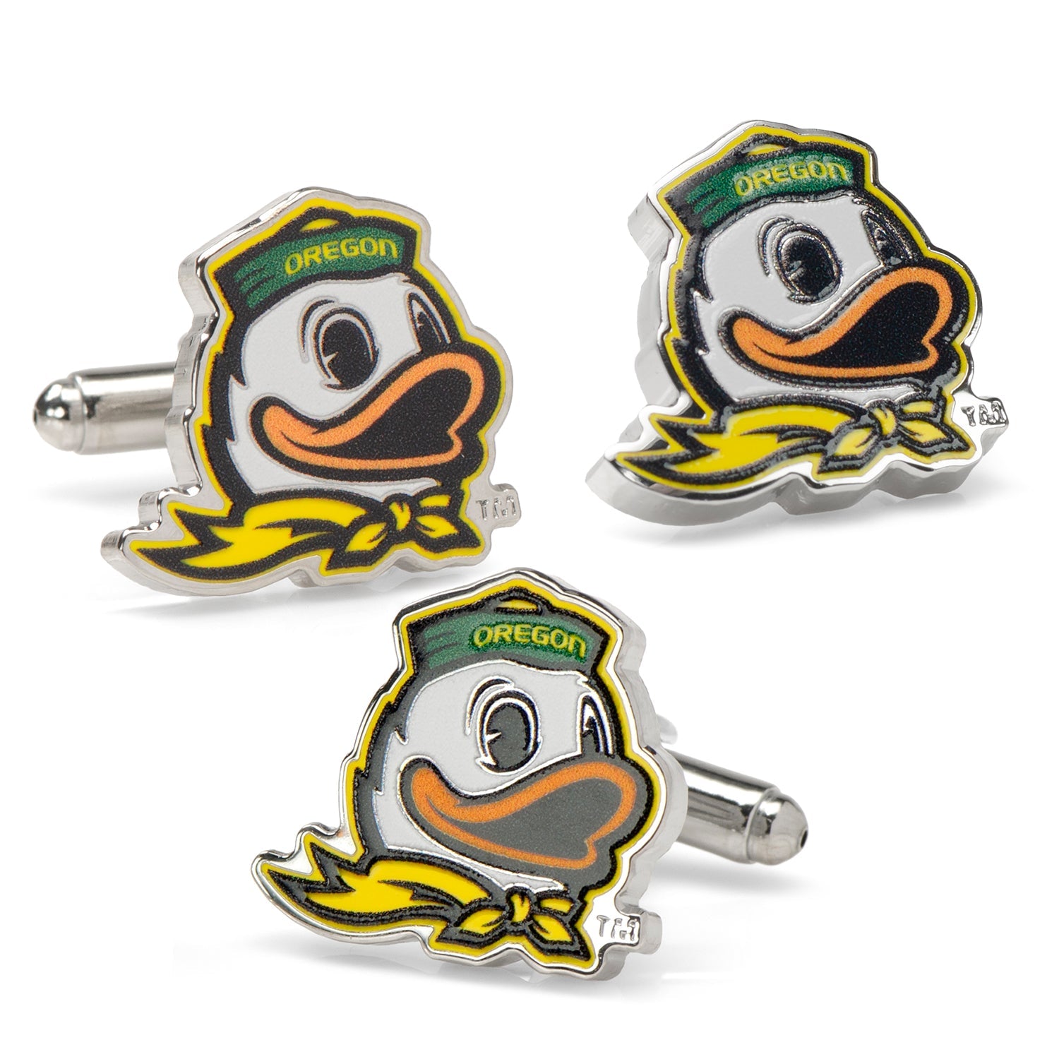 NCAA Oregon Ducks Mascot Cufflinks and Lapel Pin Gift Set710