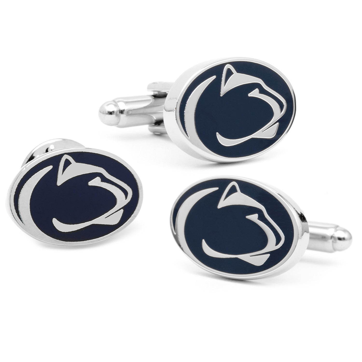 NCAA Penn State University Nittany Cufflinks and Lapel Pin Gift Set845