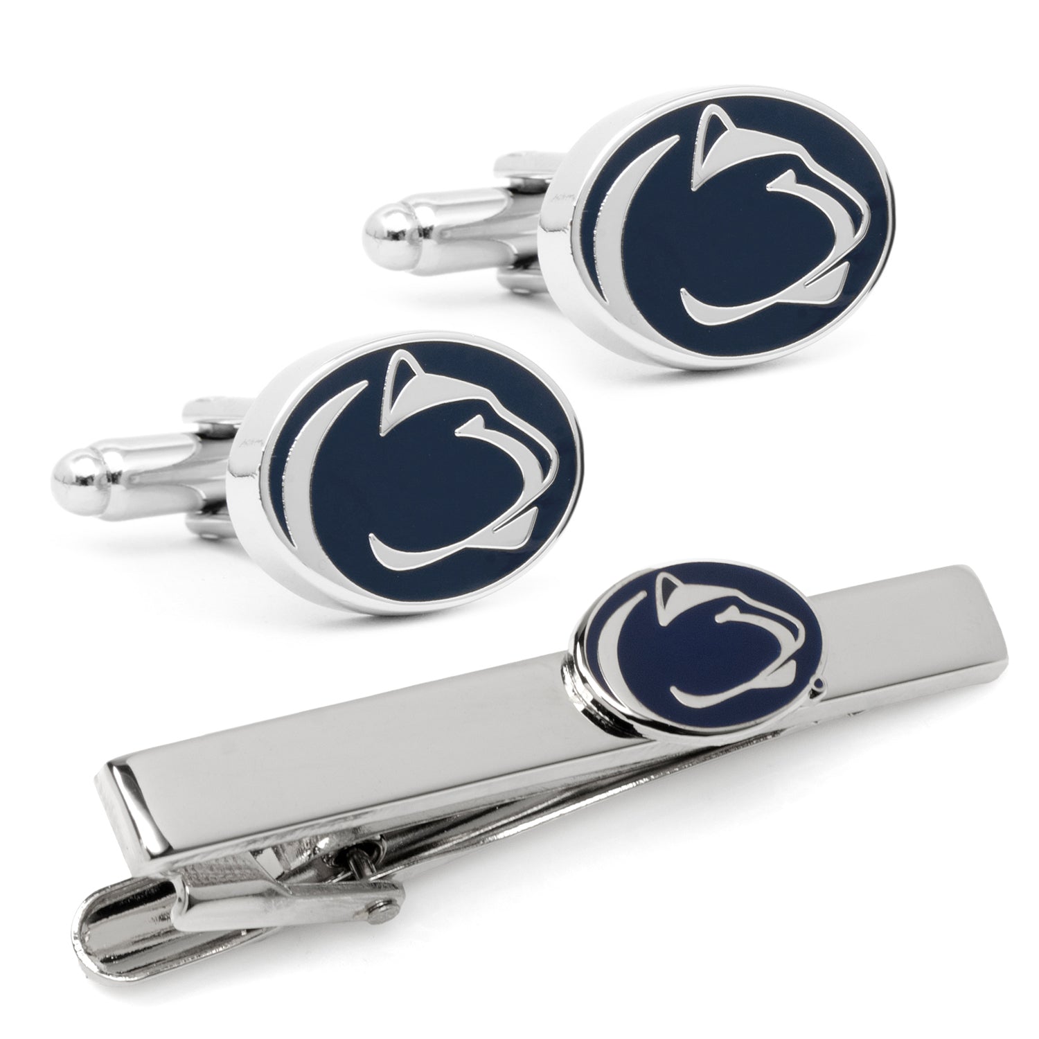NCAA Penn State University Cufflinks and Tie Clip Gift Set938