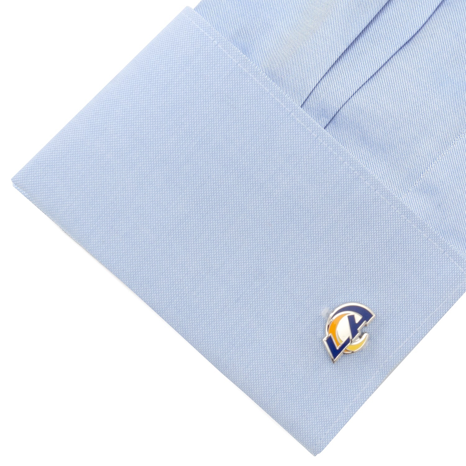 NFL Los Angeles Rams Cufflinks — on a shirt cuff434