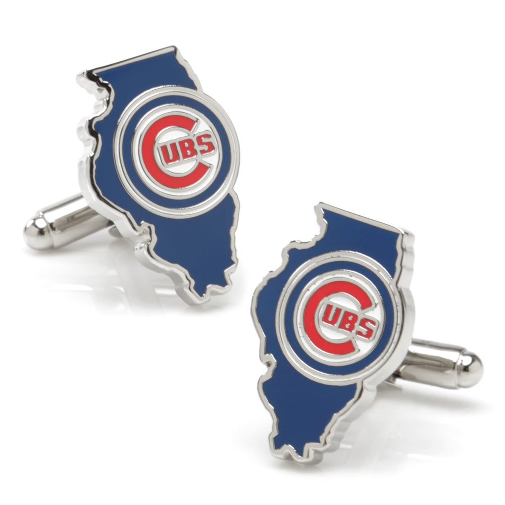 MLB Chicago Cubs State Shaped Cufflinks717