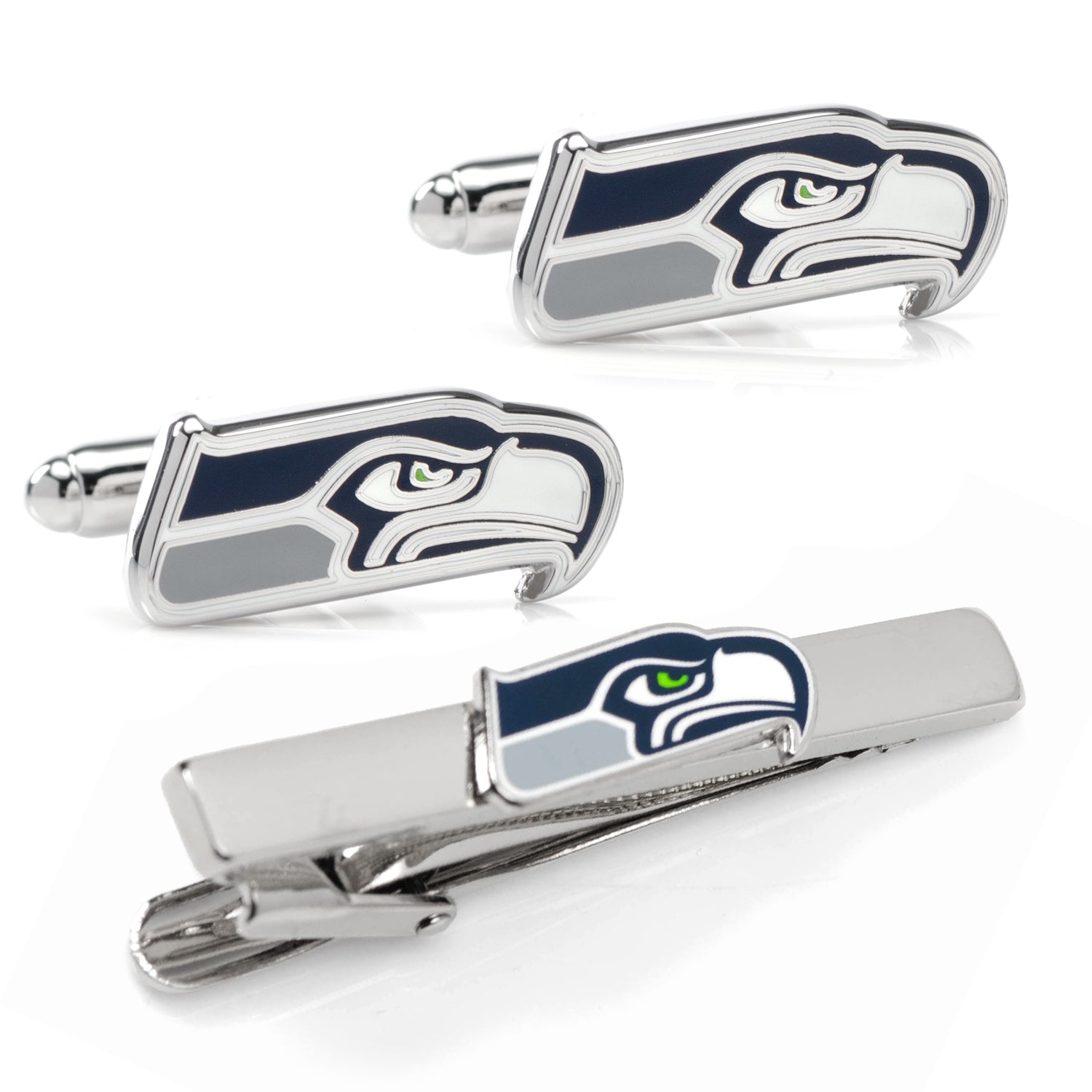 NFL Seattle Seahawks Cufflinks and Tie Clip Gift Set487