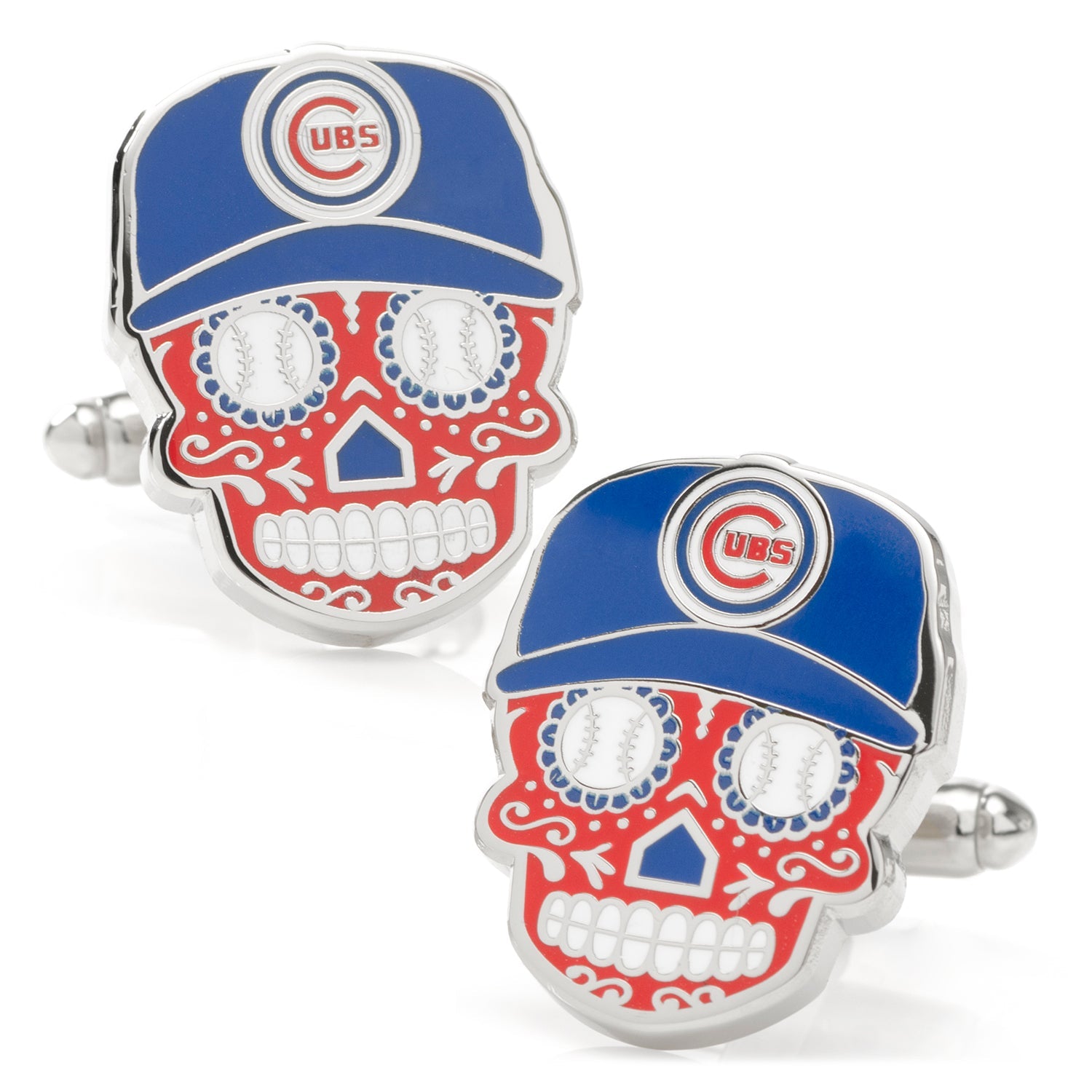 MLB Chicago Cubs Sugar Skull Cufflinks299