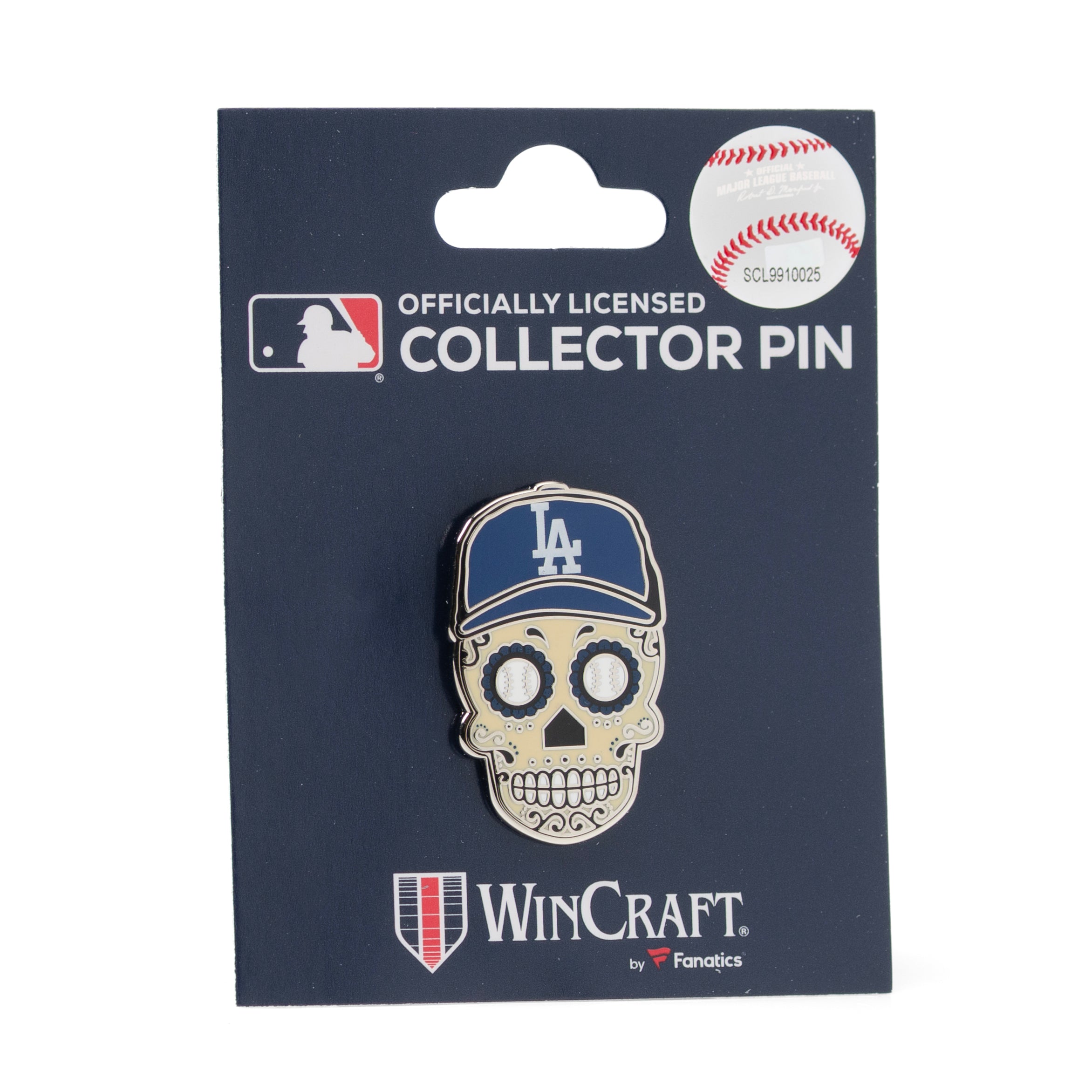 MLB LA Dodgers Sugar Skull Lapel Pin87