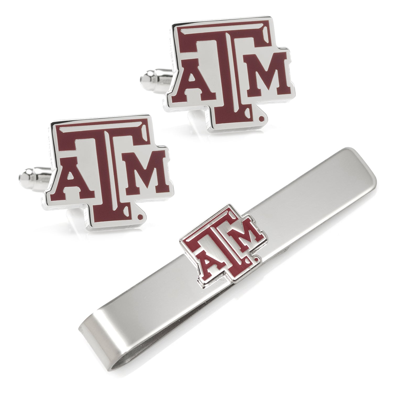 NCAA Texas A&amp;M Aggies Cufflinks and Tie Bar Gift Set291