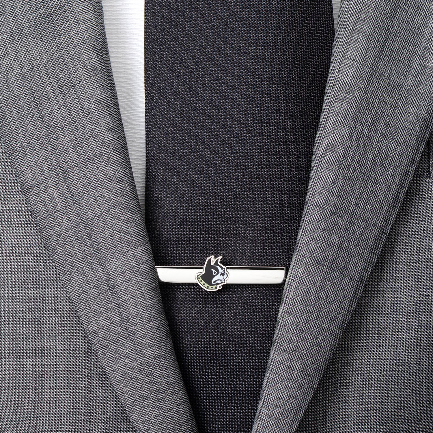 NCAA Wofford College Terrier Mascot Tie Clip — close-up detail334