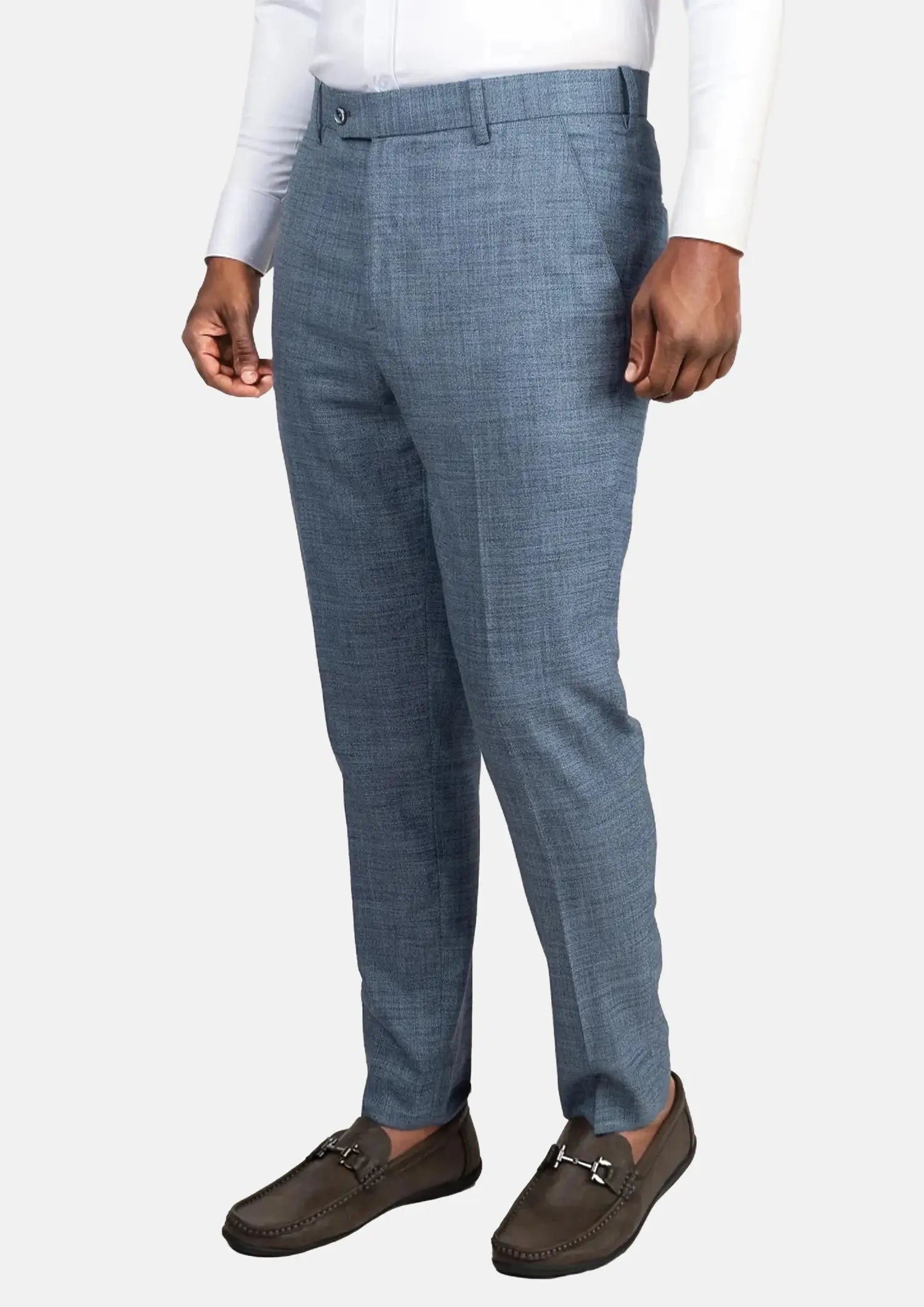 Astor Mid Blue Hopsack Suit257