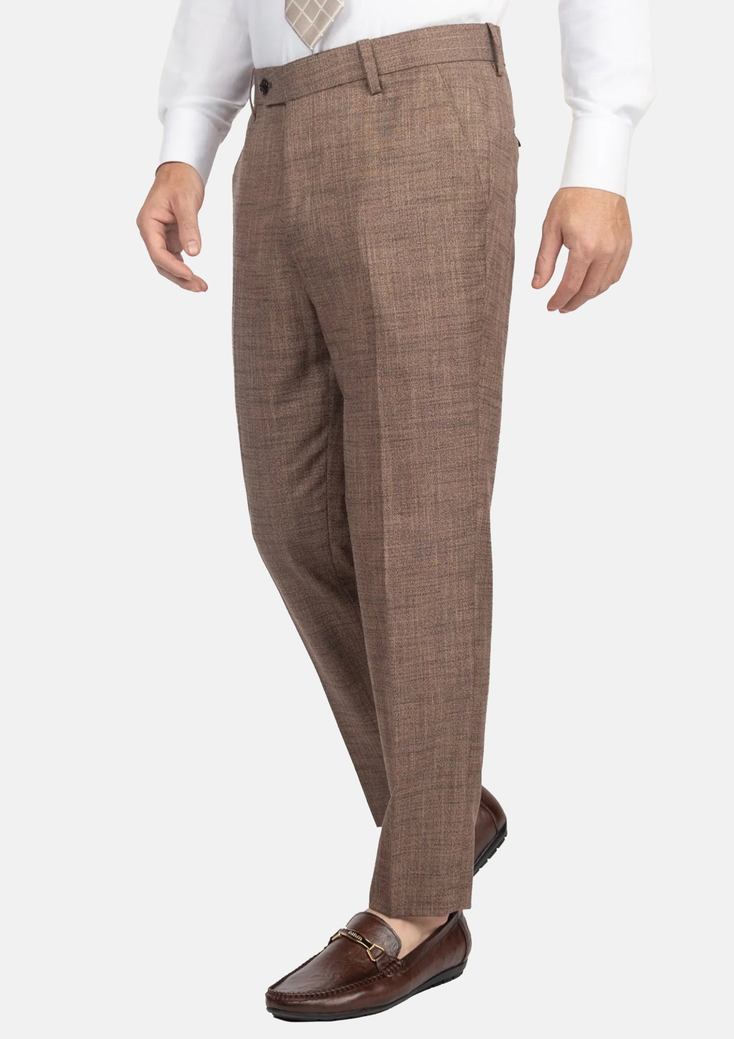 Tawny Brown Hopsack Suit359