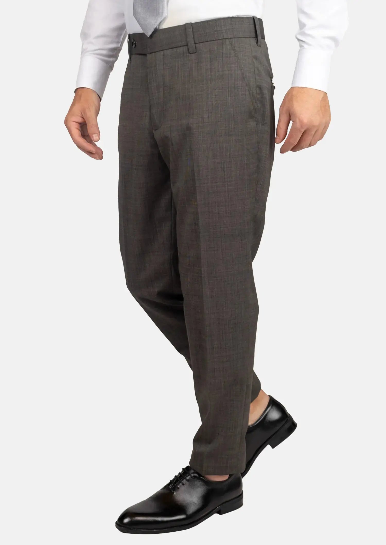 Ellis Carbon Grey Pindot Suit287