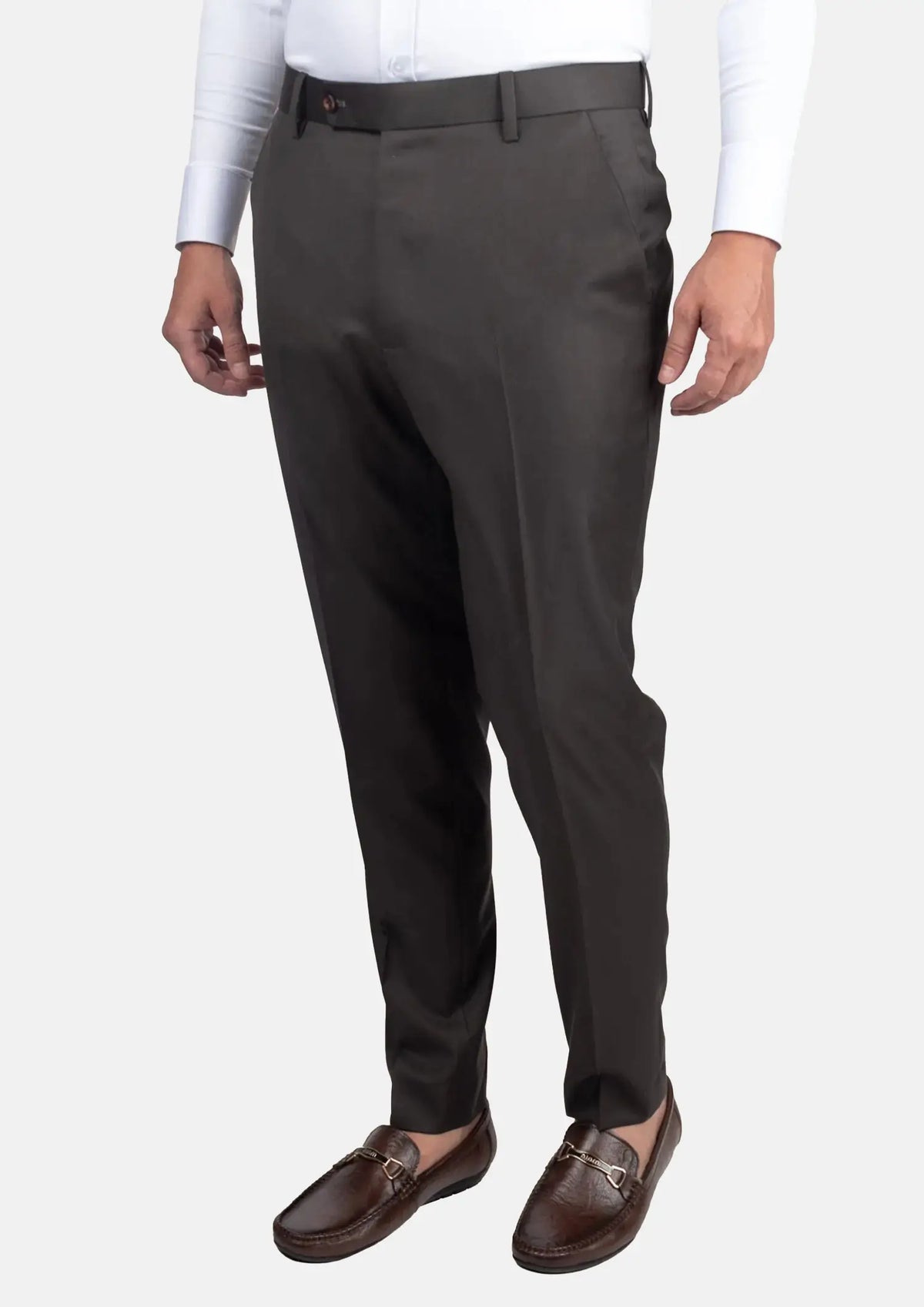 Astor Sable Brown Twill Suit314