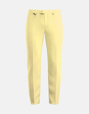 Light Yellow Linen Pants Light Yellow Linen Pants